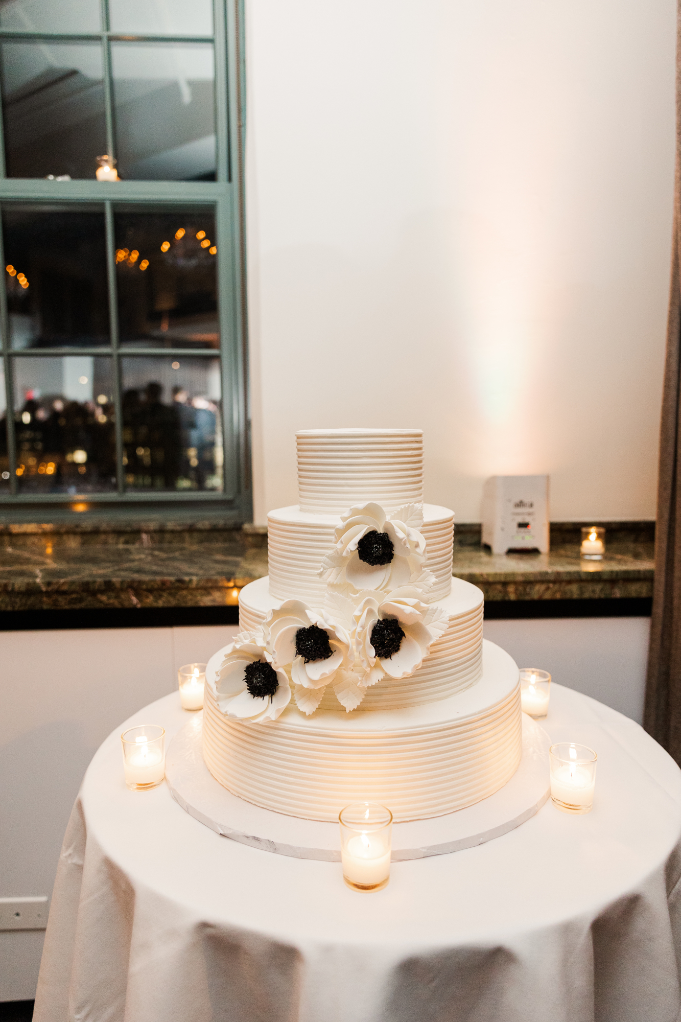 Intimate Tribeca Rooftop Wedding Reception