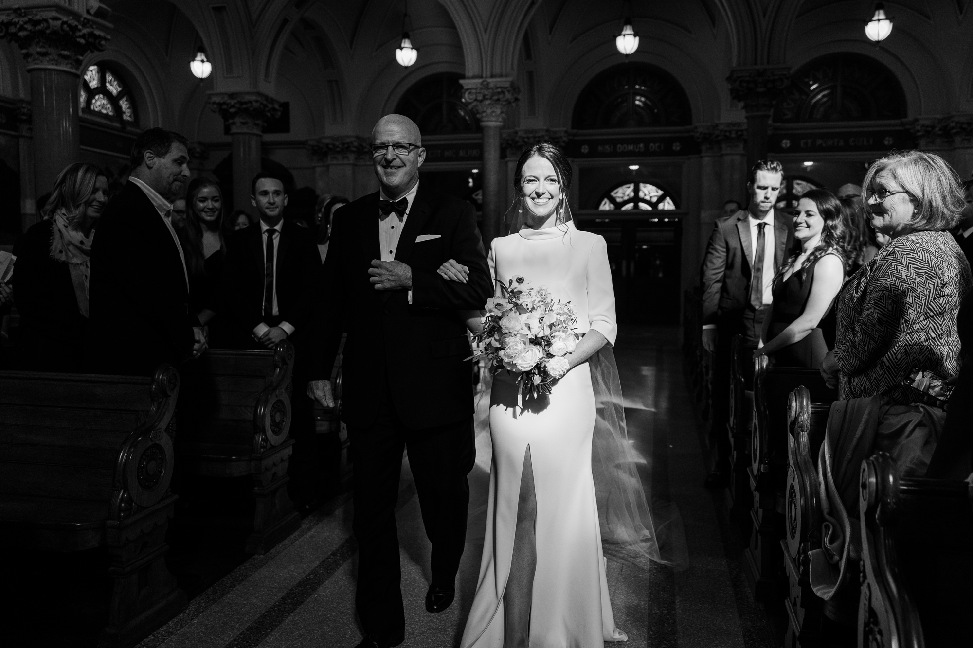 Candid and romantic St. Francis Xavier Wedding Photos in New York