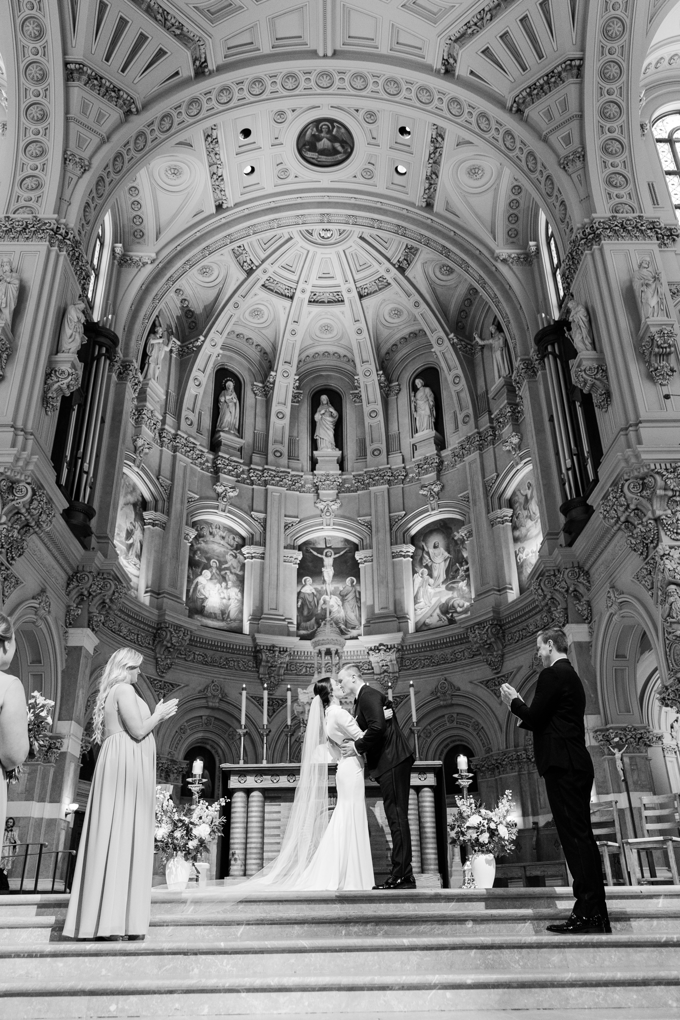 Fun and candid St. Francis Xavier Wedding Photos in New York