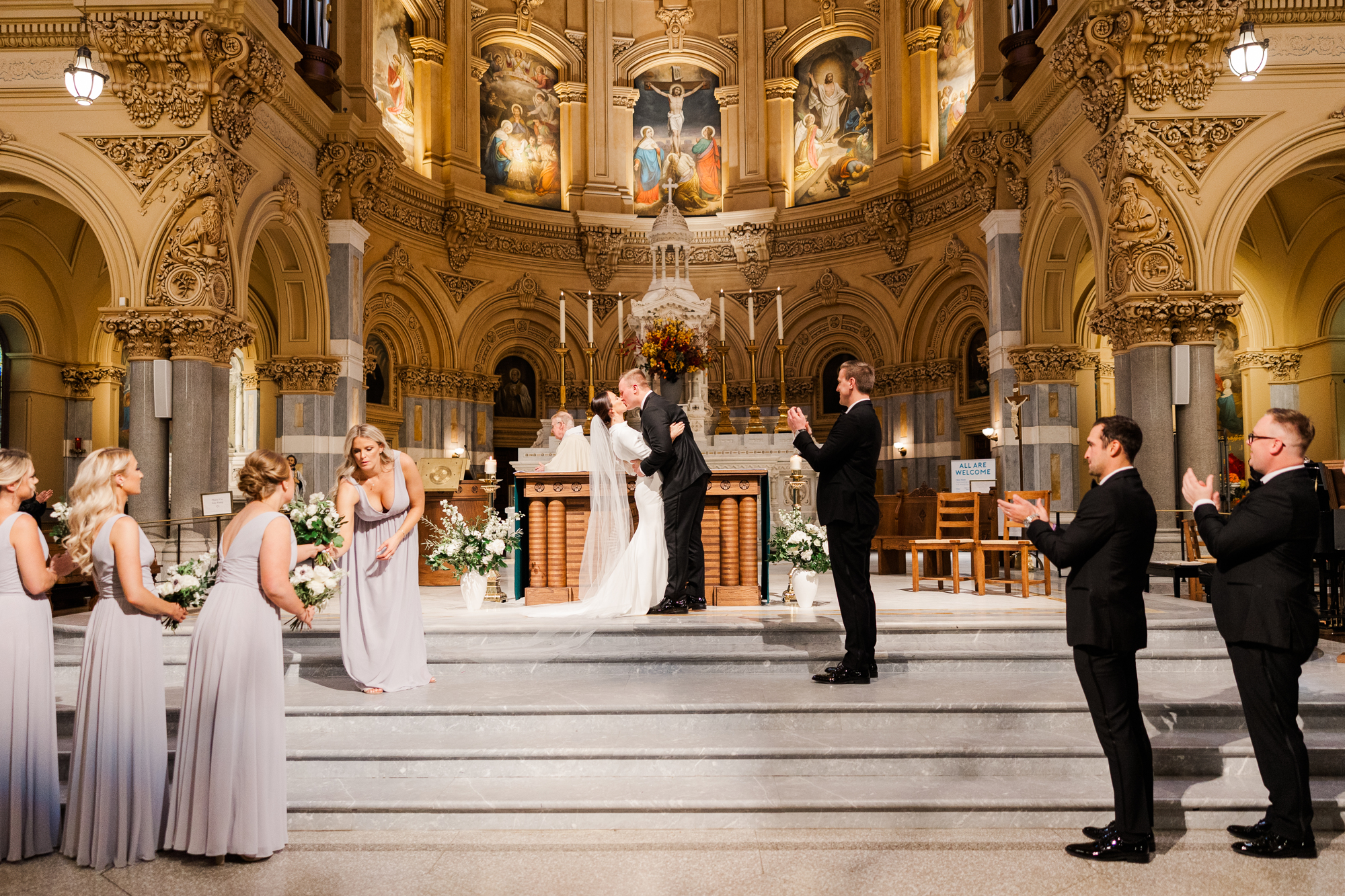 Gorgeous St. Francis Xavier Wedding Photos in New York