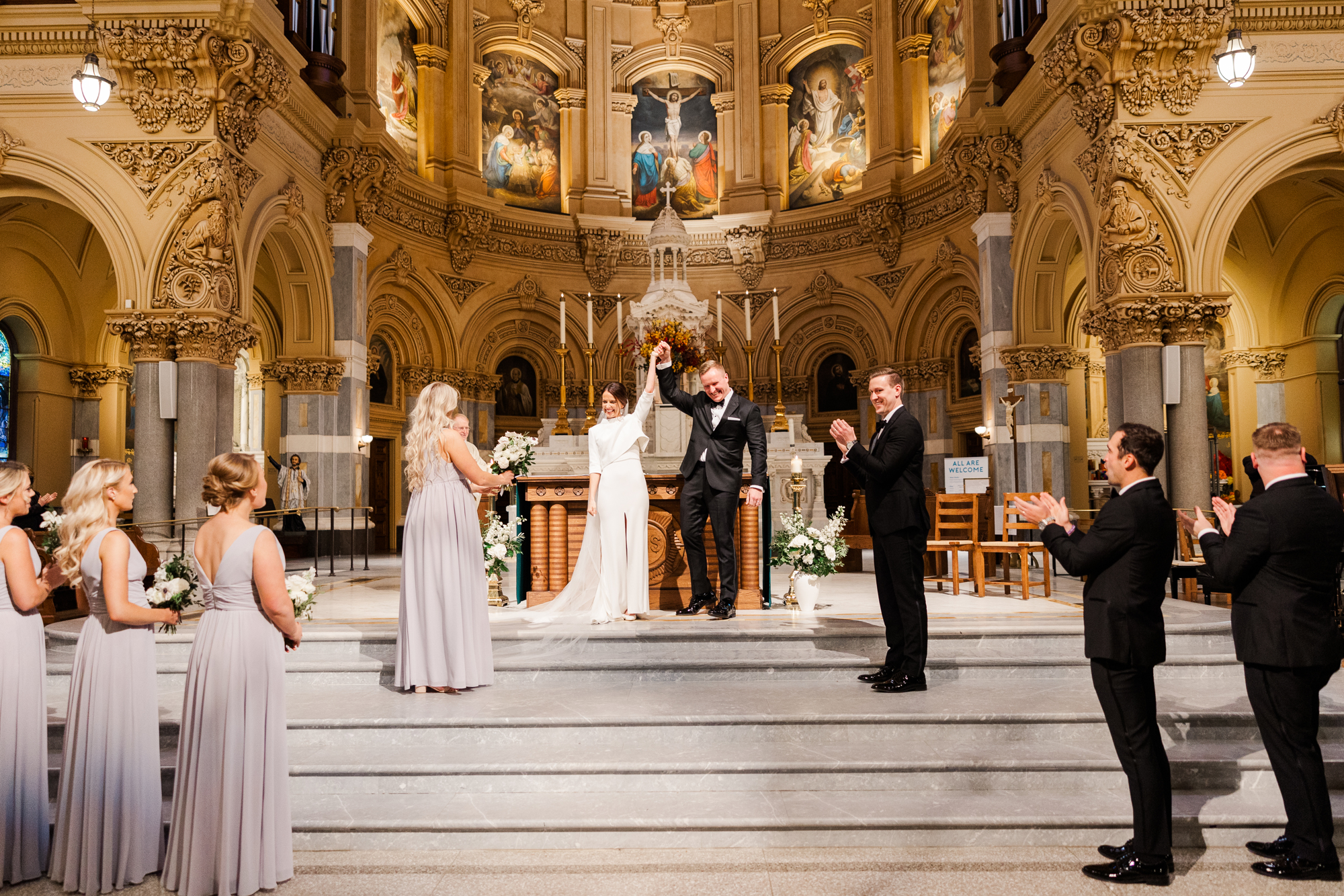 Gorgeous Wedding at St. Francis Xavier in NYC