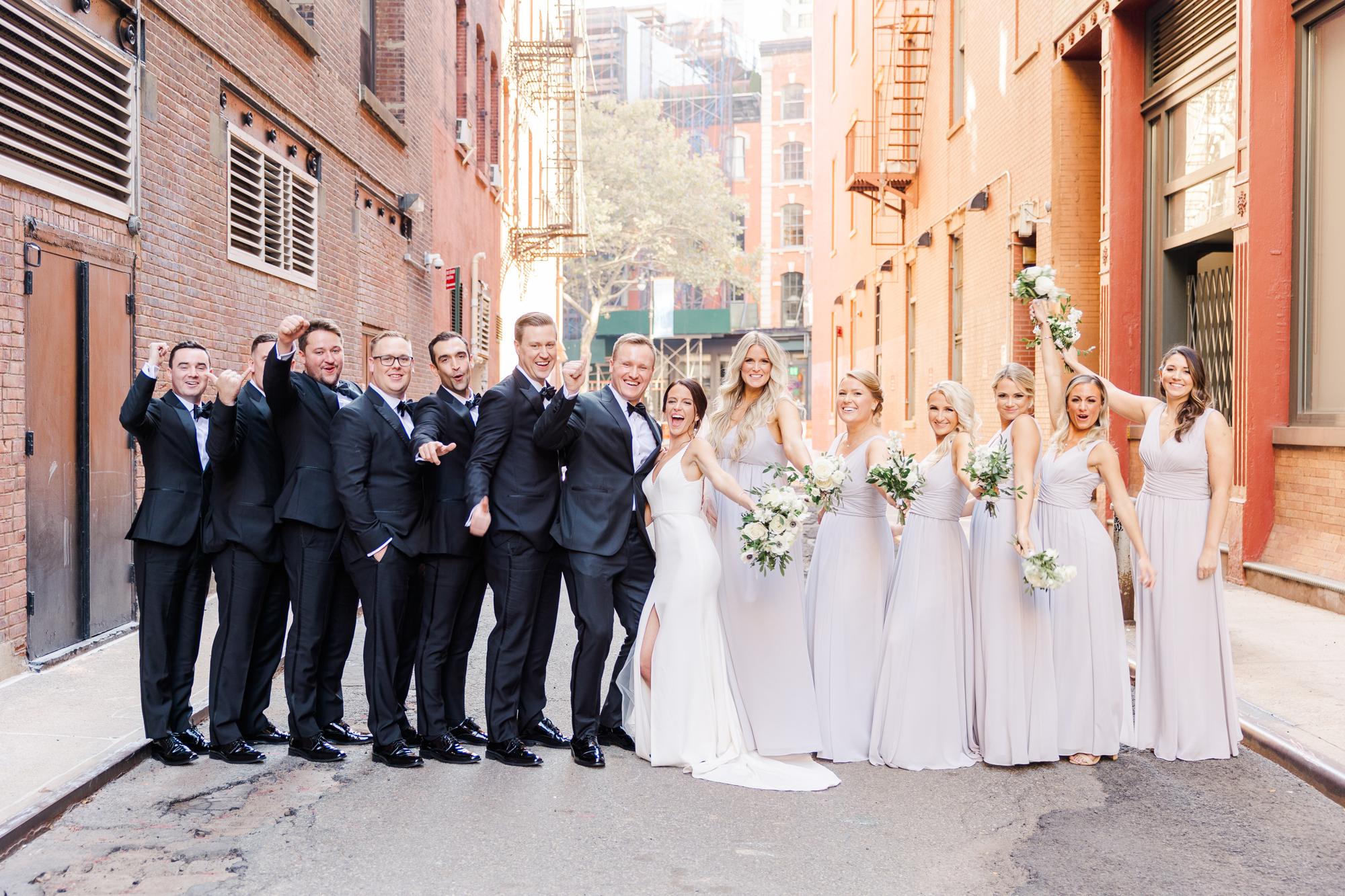 Candid and fun Wedding at St. Francis Xavier in NYC