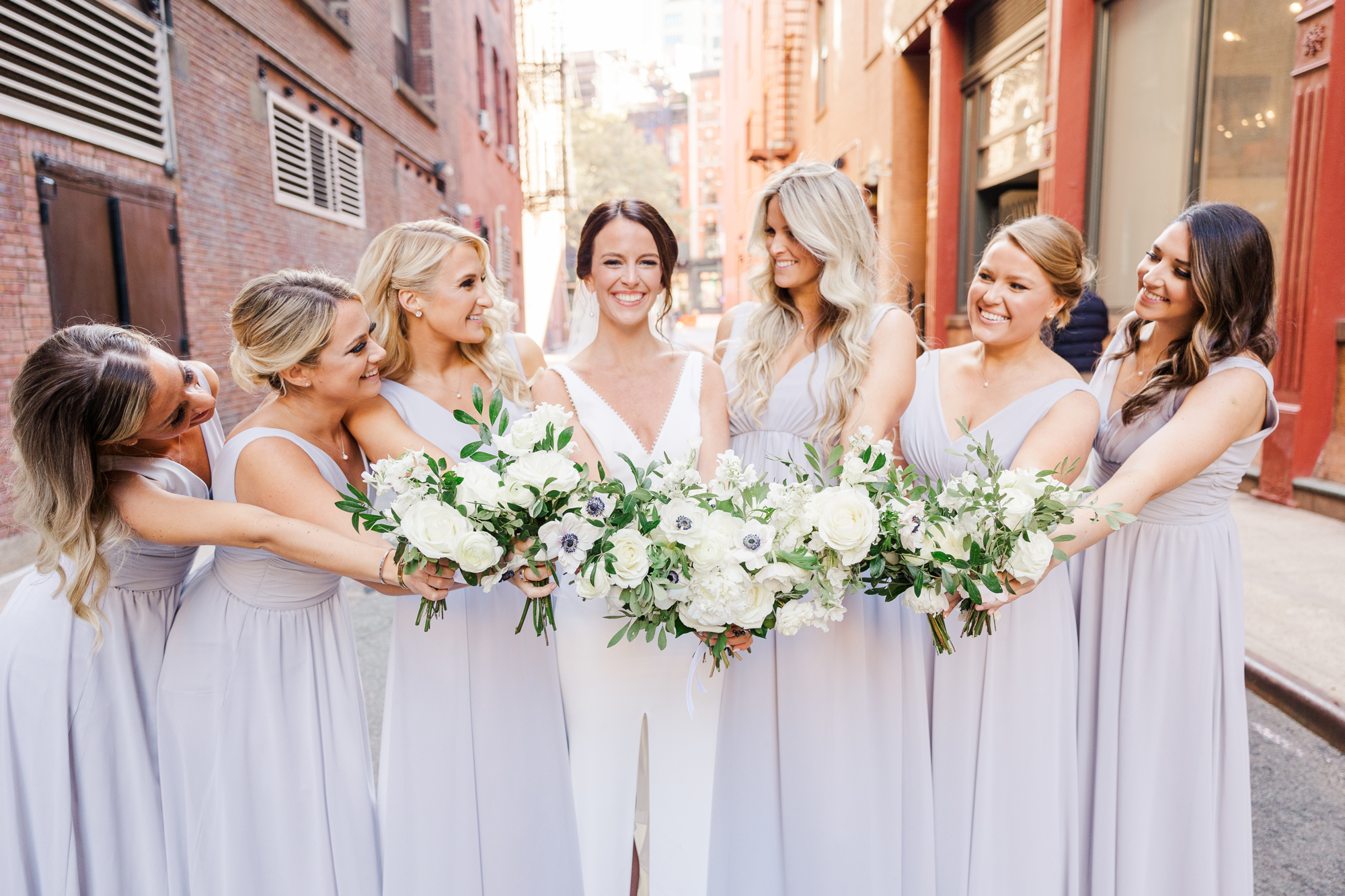 Jaw-dropping Wedding Reception Photos at Tribeca Rooftop