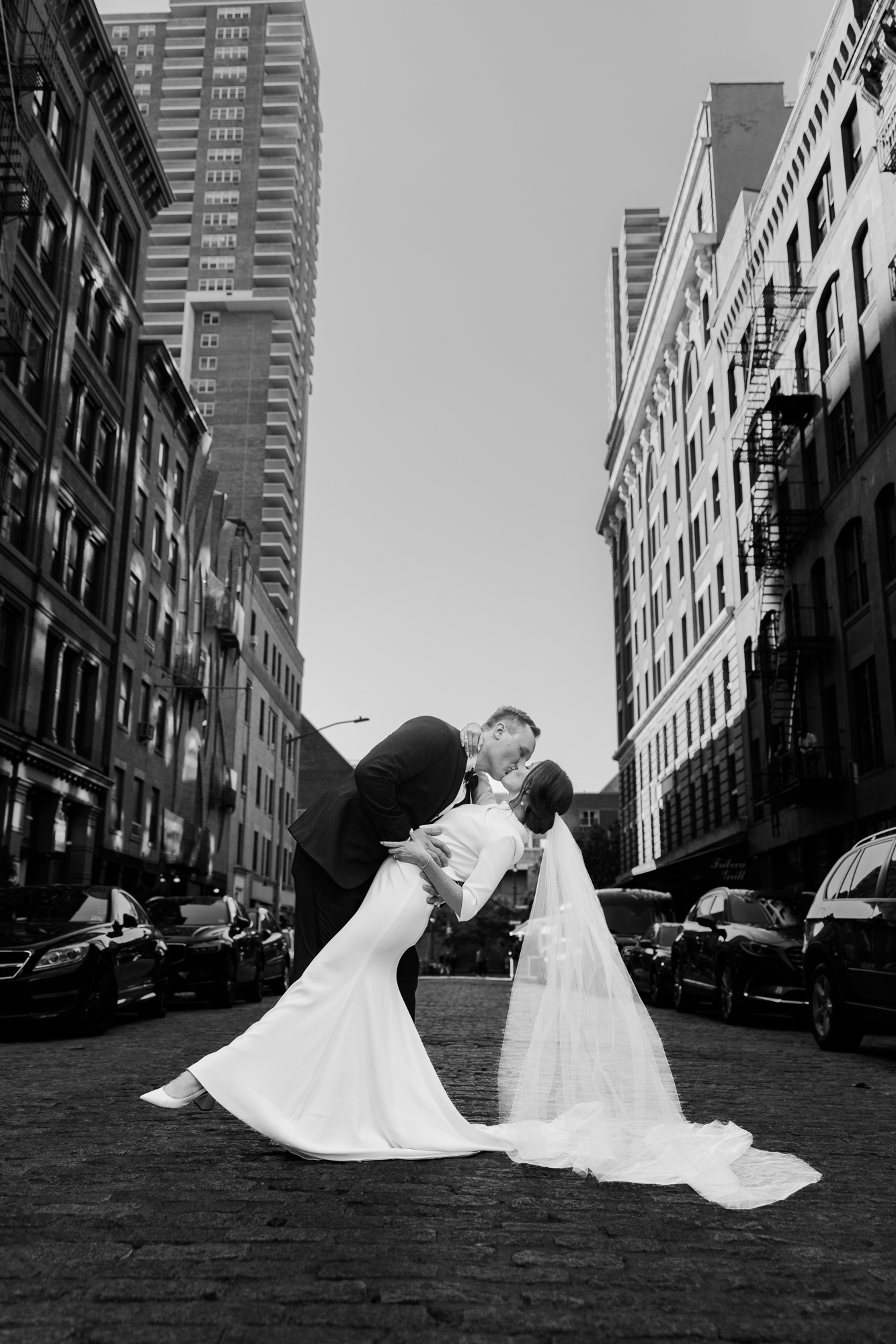 Fun Wedding Reception Photos at Tribeca Rooftop