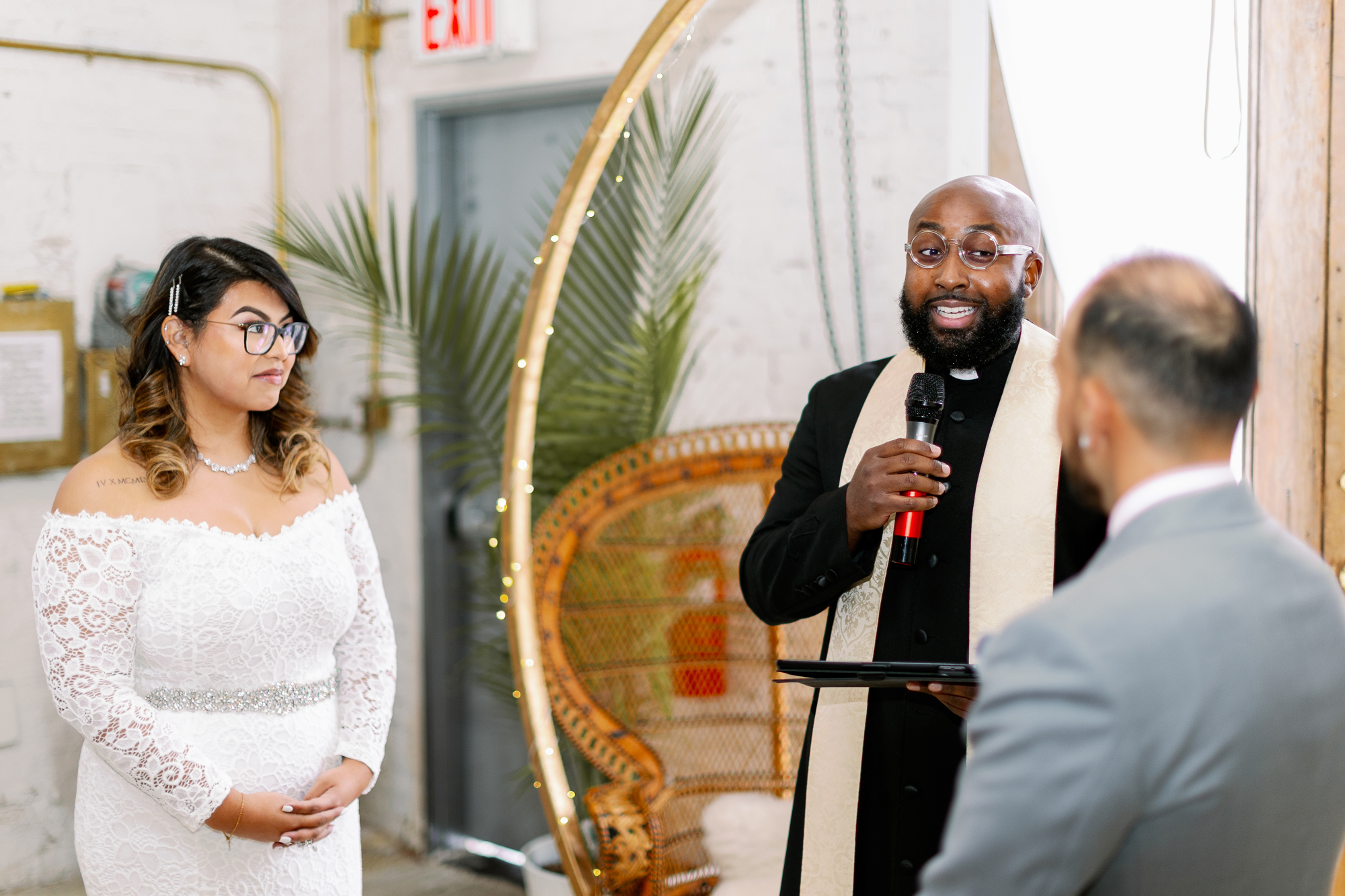 Bright Brooklyn Micro-Wedding at RE:GEN:CY