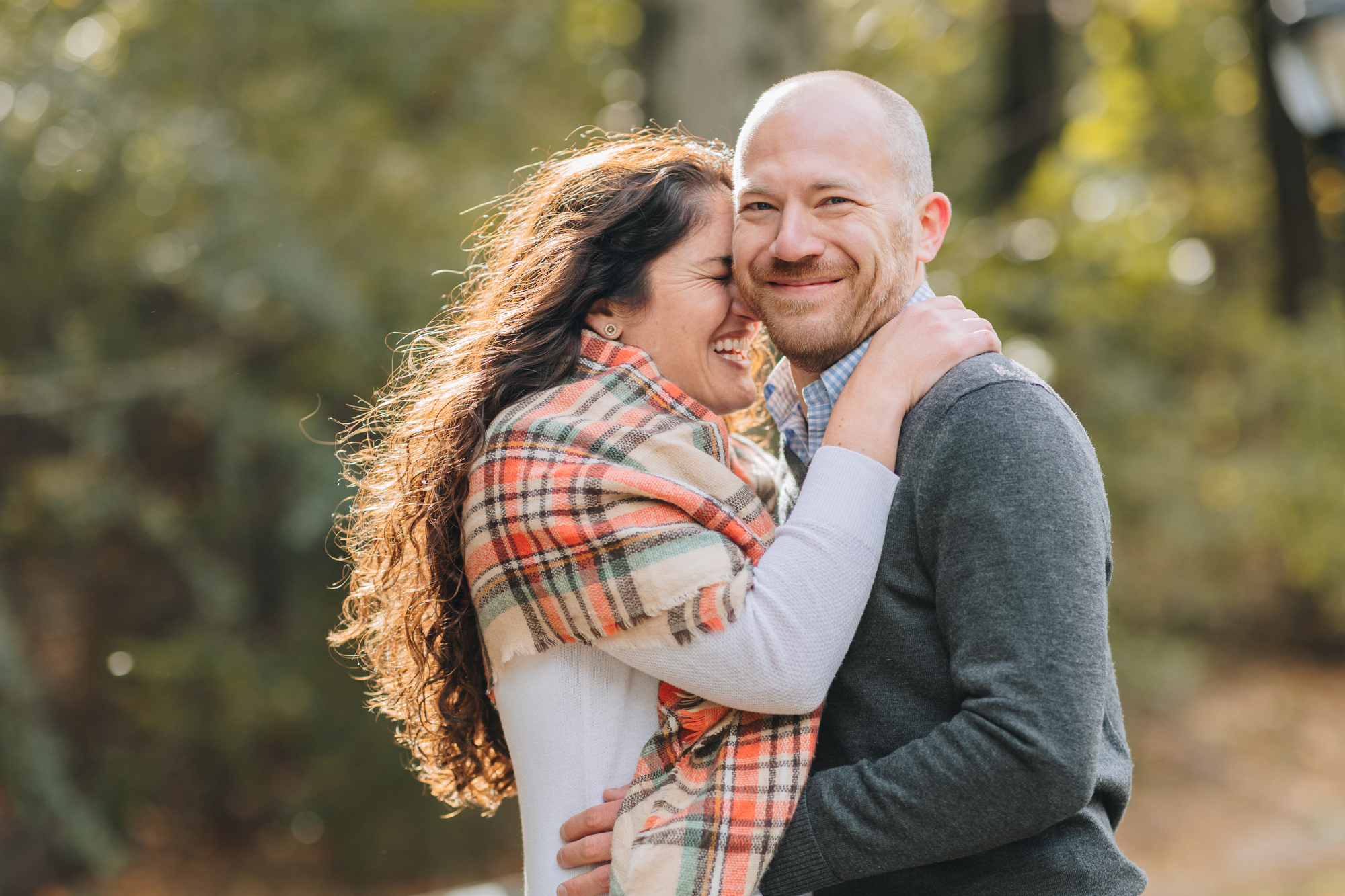 Flawless Fall Riverside Park Engagement Photography