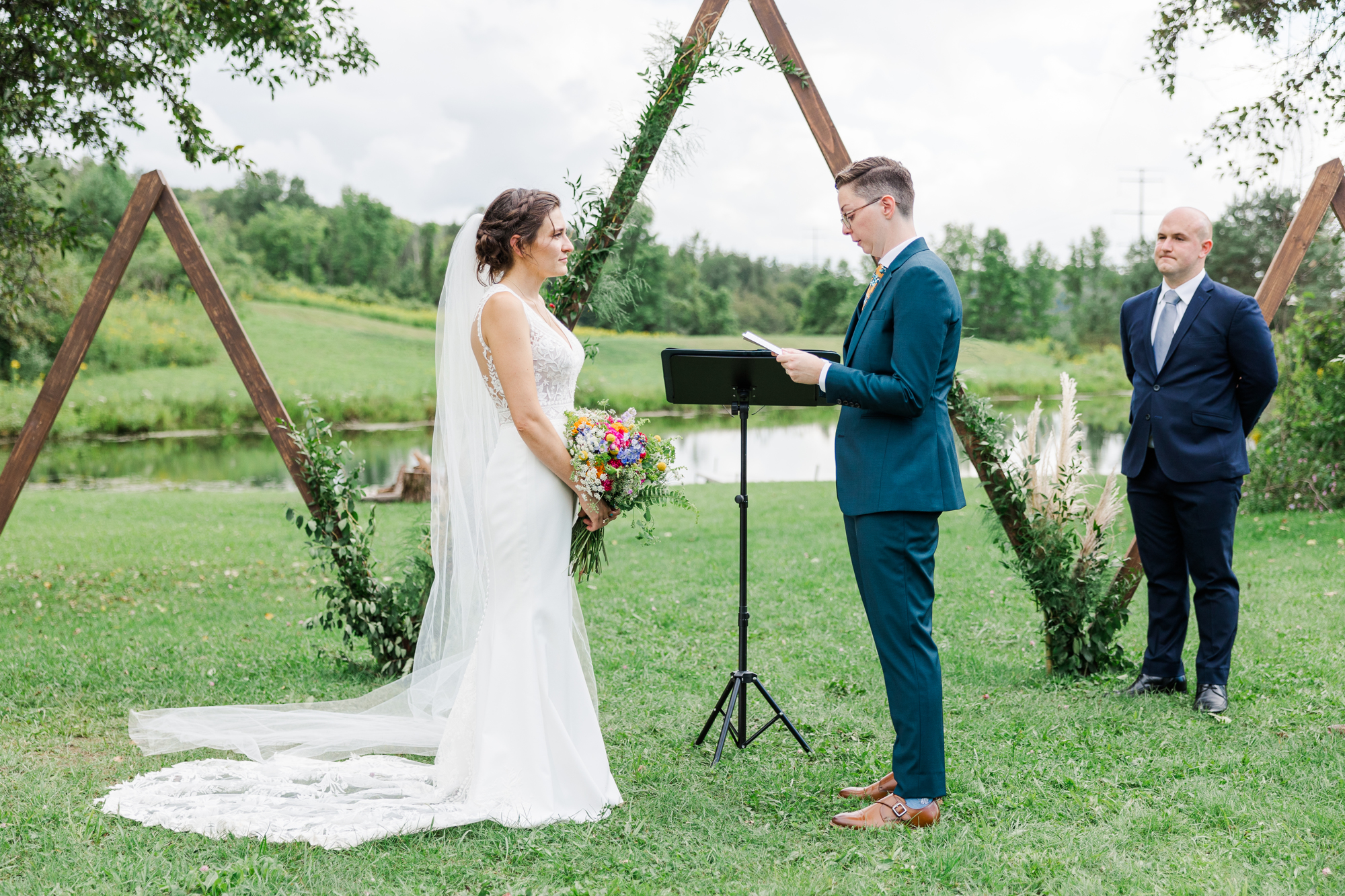 Picturesque Upstate Wedding Photos at Cristman Barn in Ilion, New York