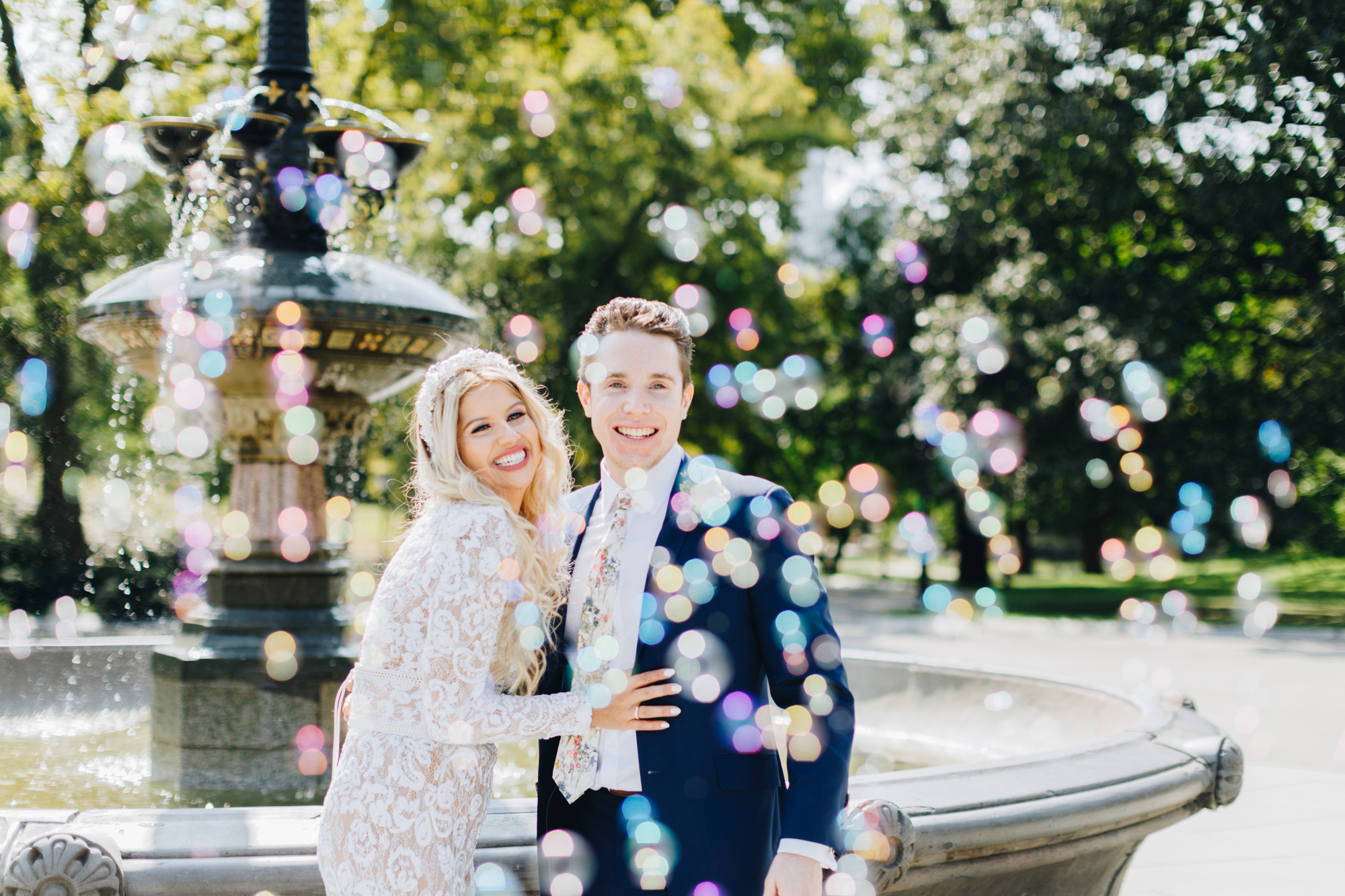 Fun and Candid Wagner Cove Elopement in Central Park