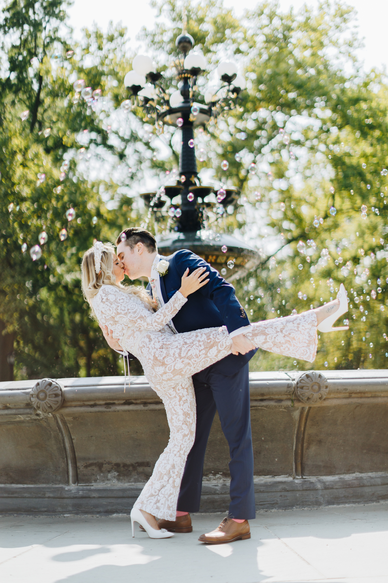 Candid Wagner Cove Elopement in Central Park