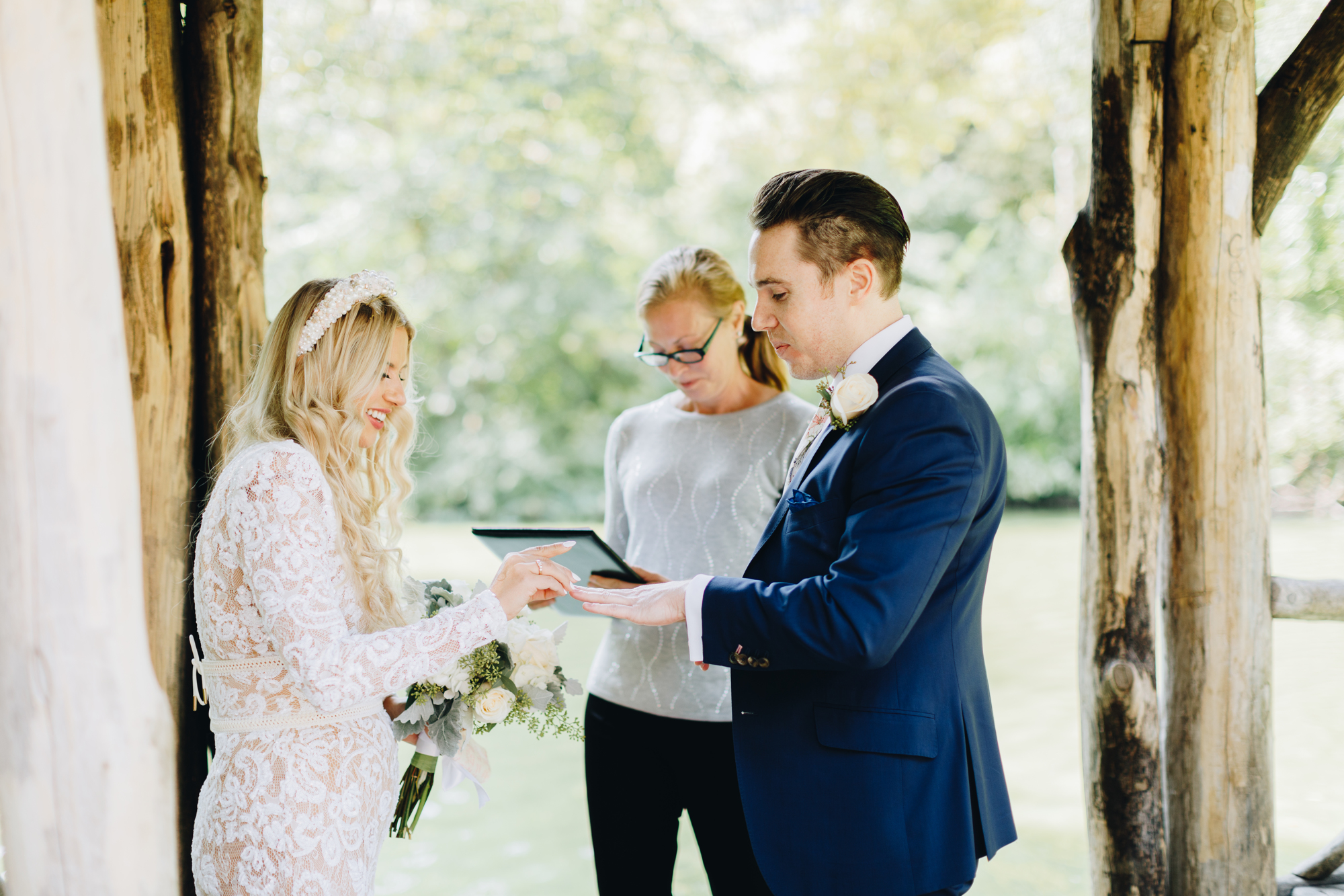 Small Wagner Cove Elopement in Central Park