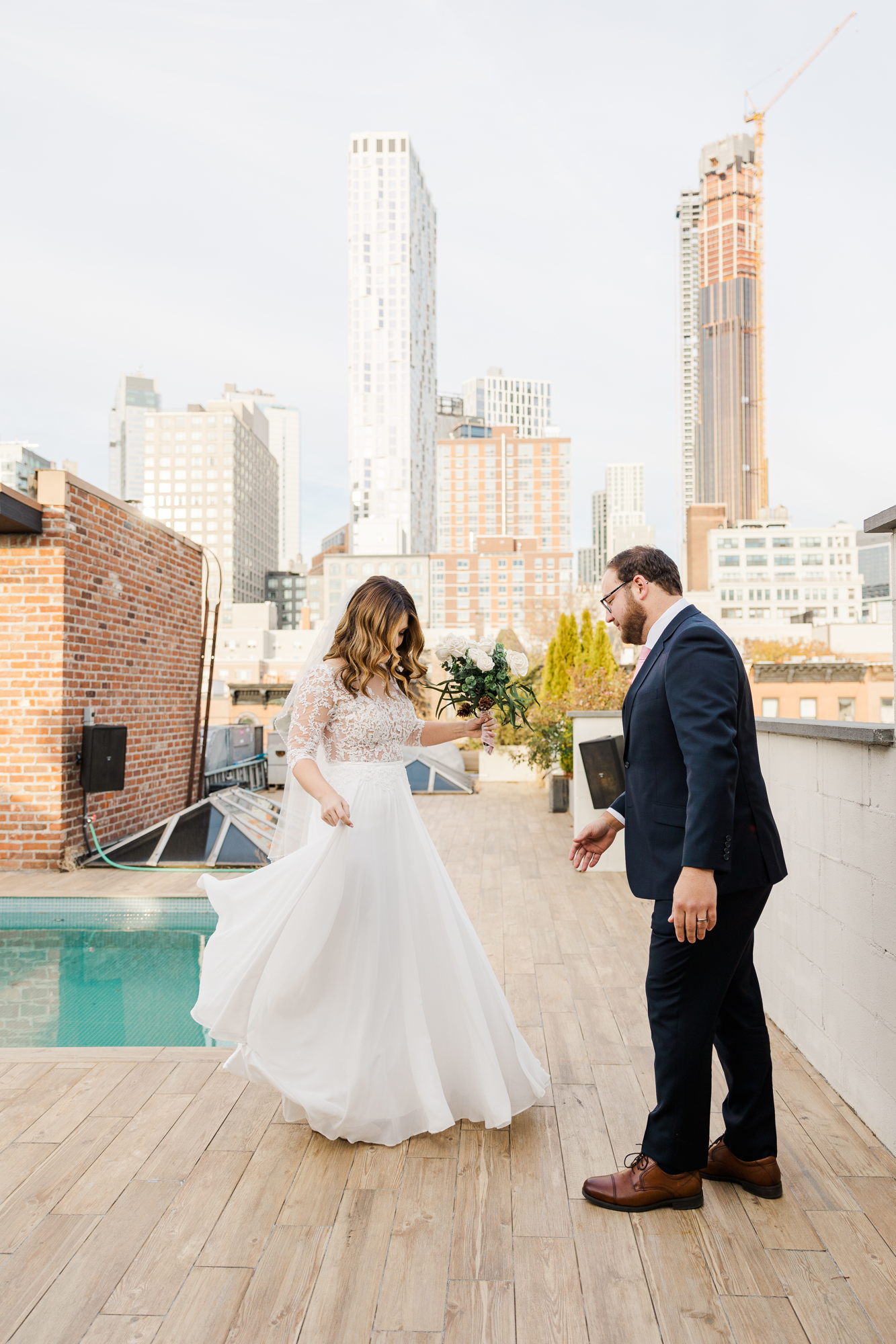 Picturesque Wintery Brooklyn Wedding Photography at Deity