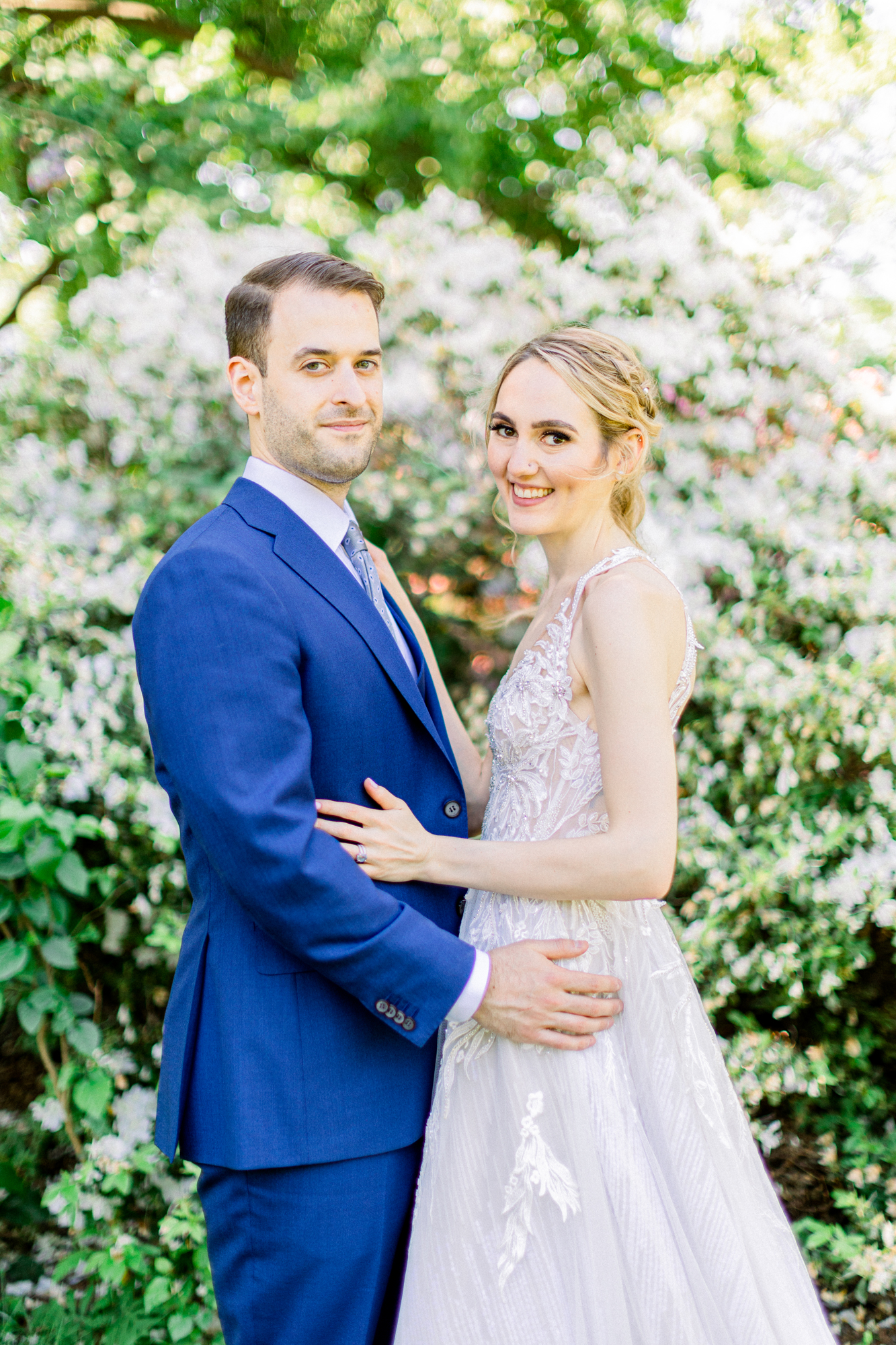 Stunning Elopement Photos in Central Park's Spring Wisteria Pergola