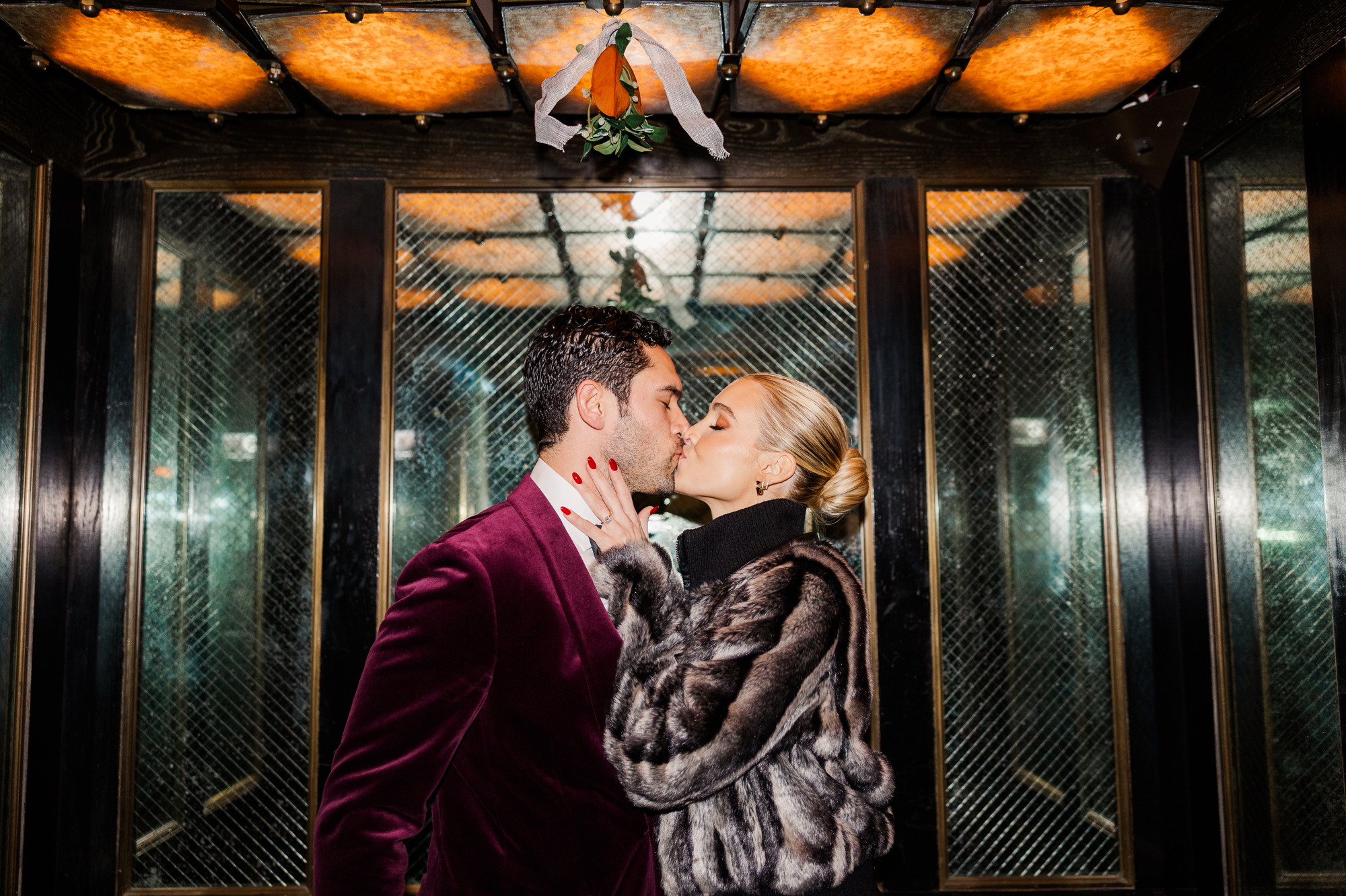 Sweet New York Wedding Photography at City Winery