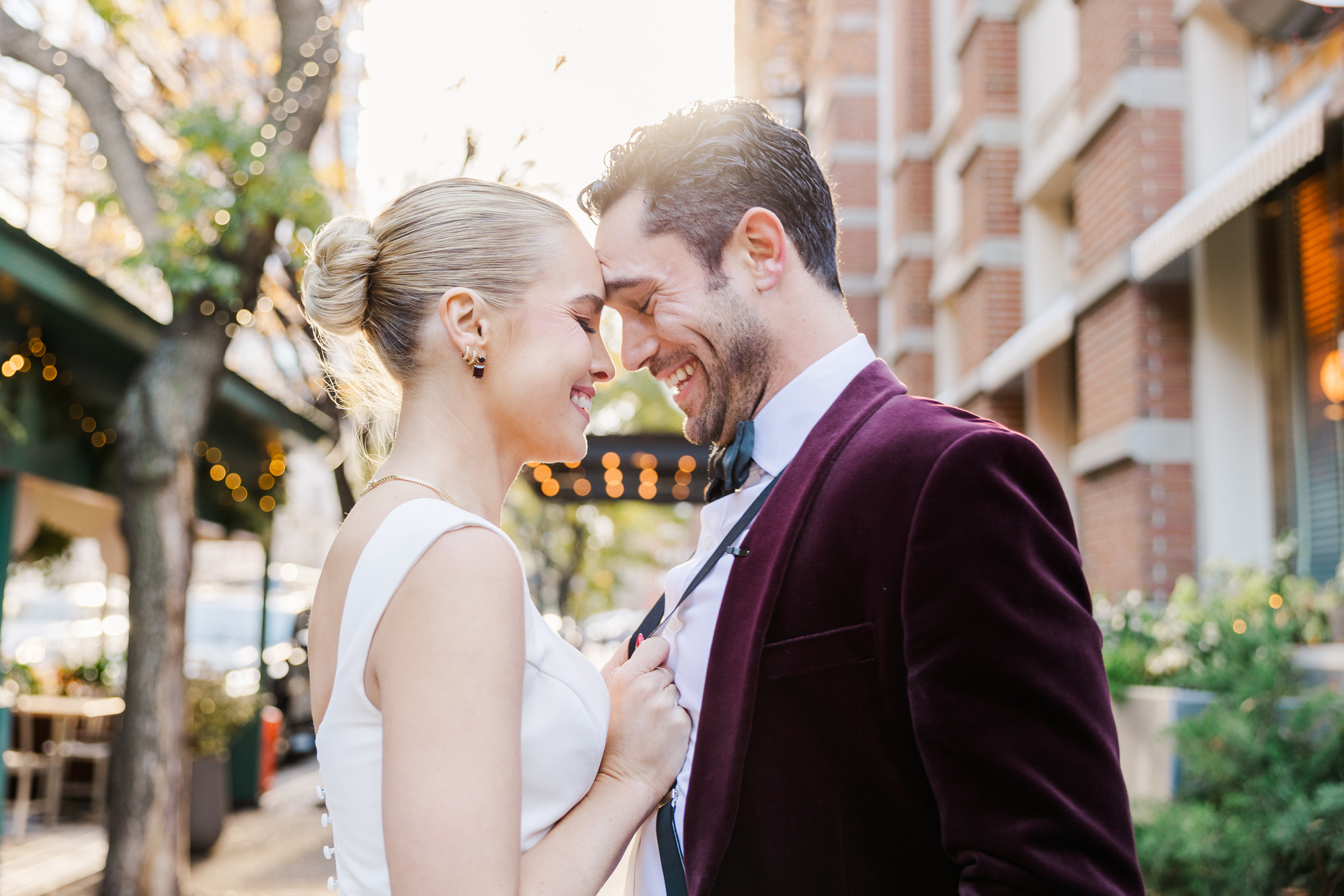Glowing New York Wedding Photography at City Winery