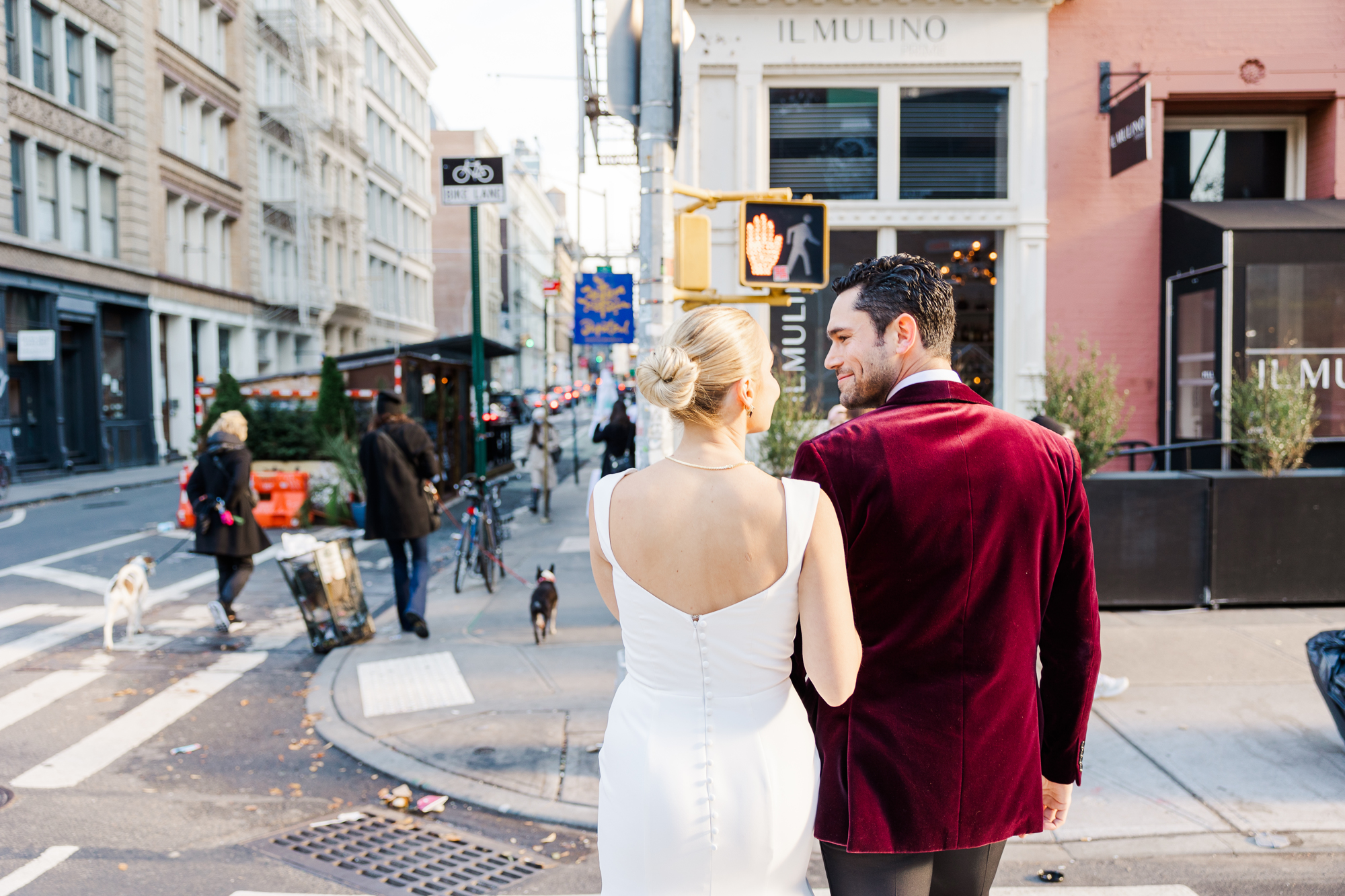 Lively New York Wedding Photography at City Winery