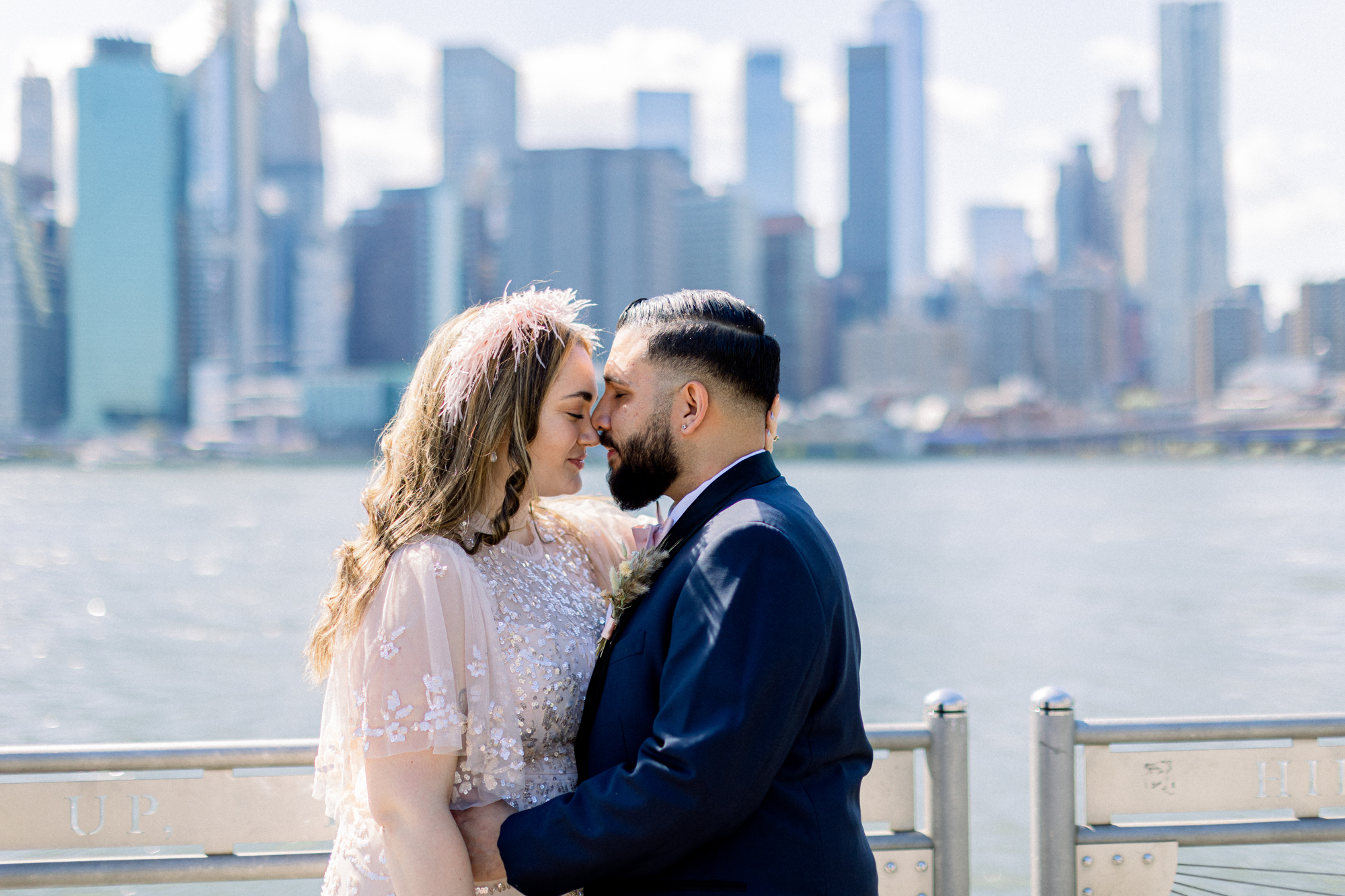 Remarkable Wedding Photos in New York's Brooklyn Bridge Park