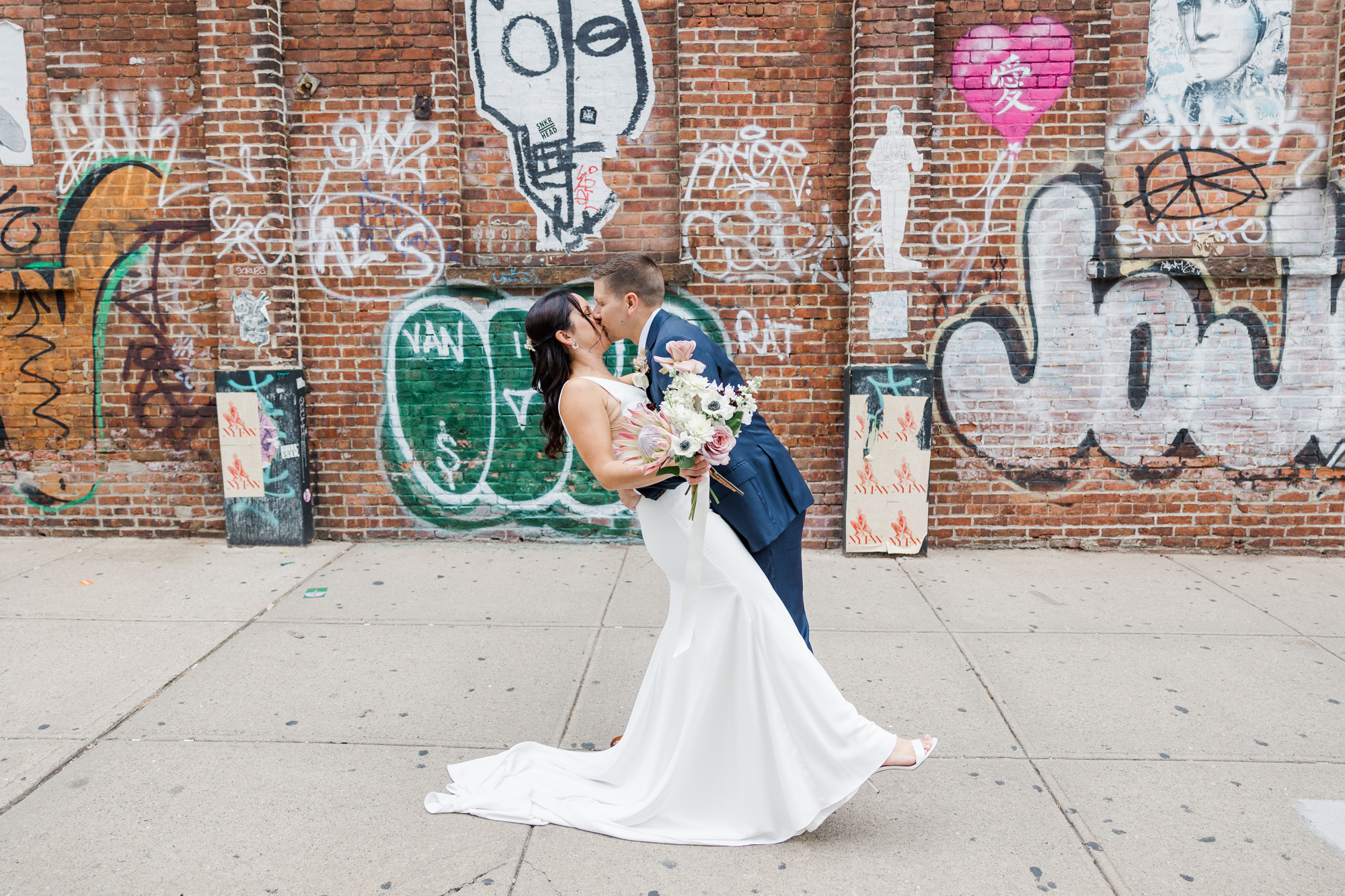 Artistic Summer MyMoon Wedding Photos in Brooklyn
