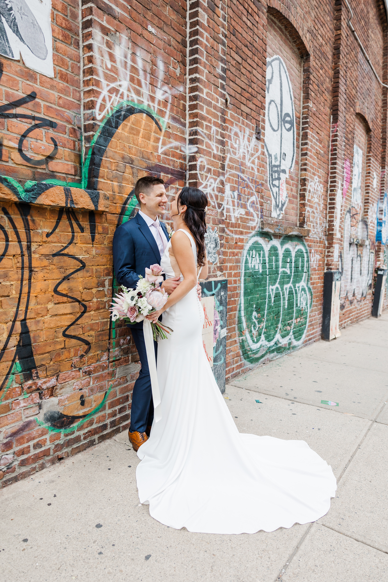 Unique Summer MyMoon Wedding Photos in Brooklyn