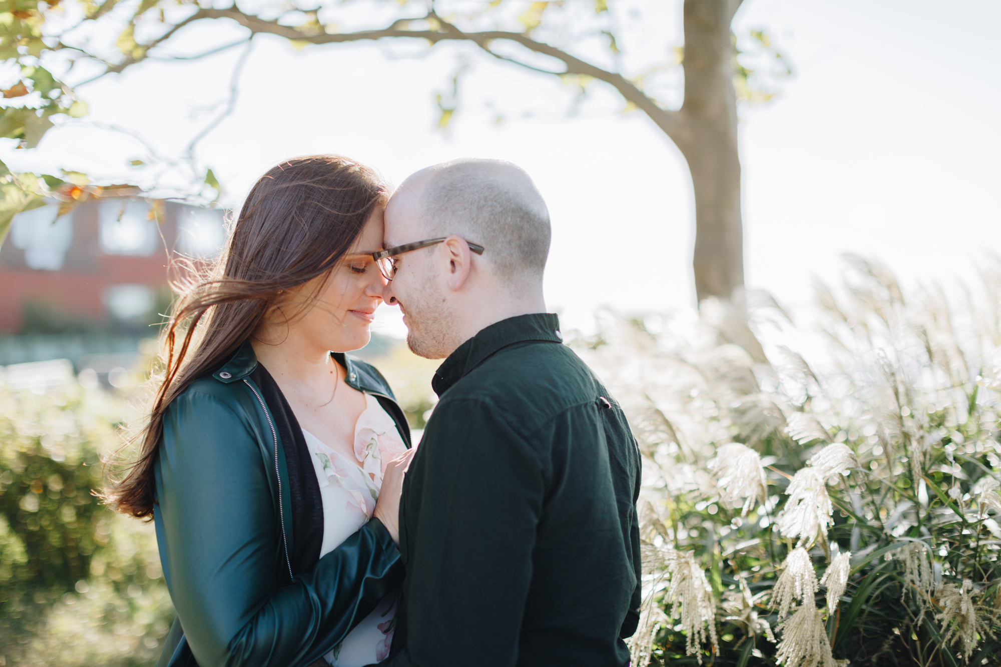 Light Low-Key Ceremony at Waterfront Redhook Elopement