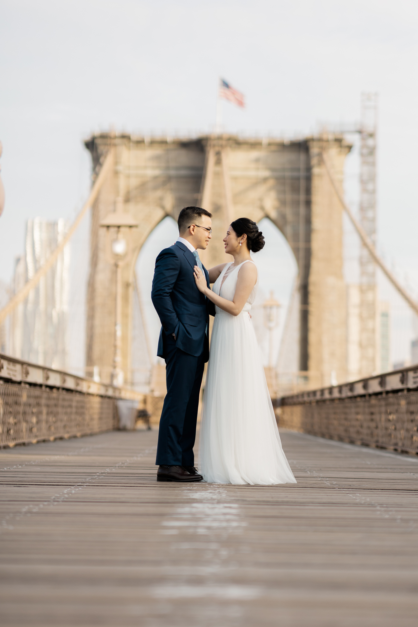 Sensational Photos of New York Elopement in DUMBO and Central Park