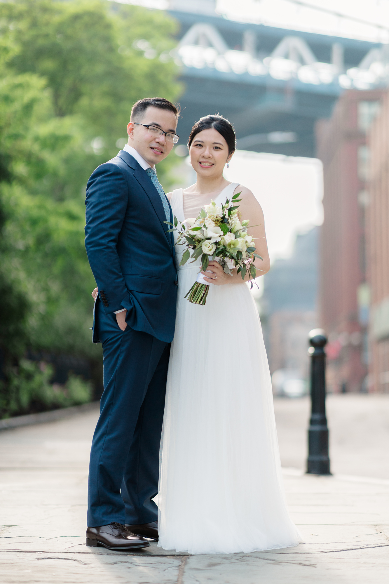 Candid Elopement Photography in New York\'s DUMBO and Central Park