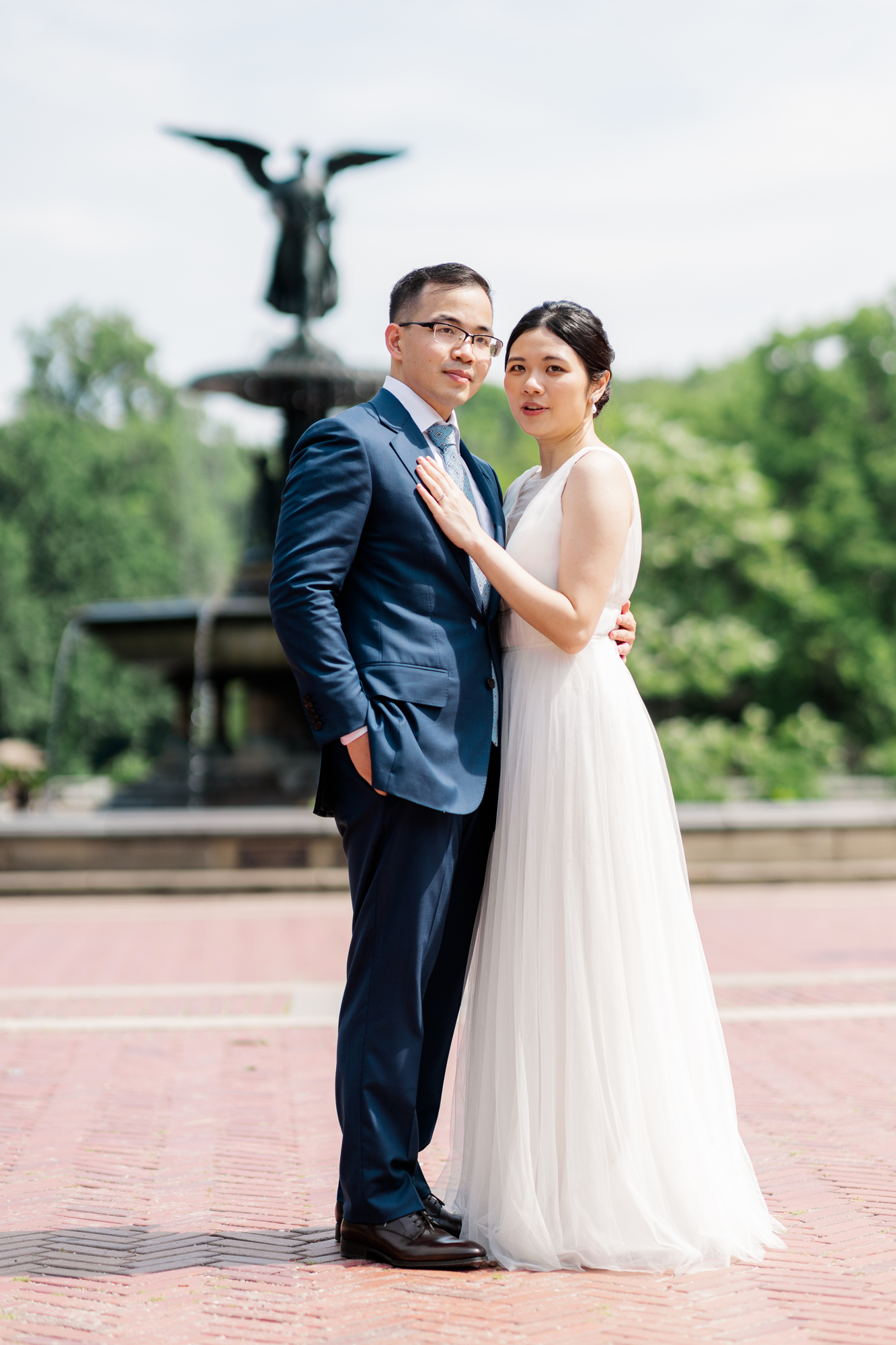 Idyllic Elopement Photography in New York\'s DUMBO and Central Park