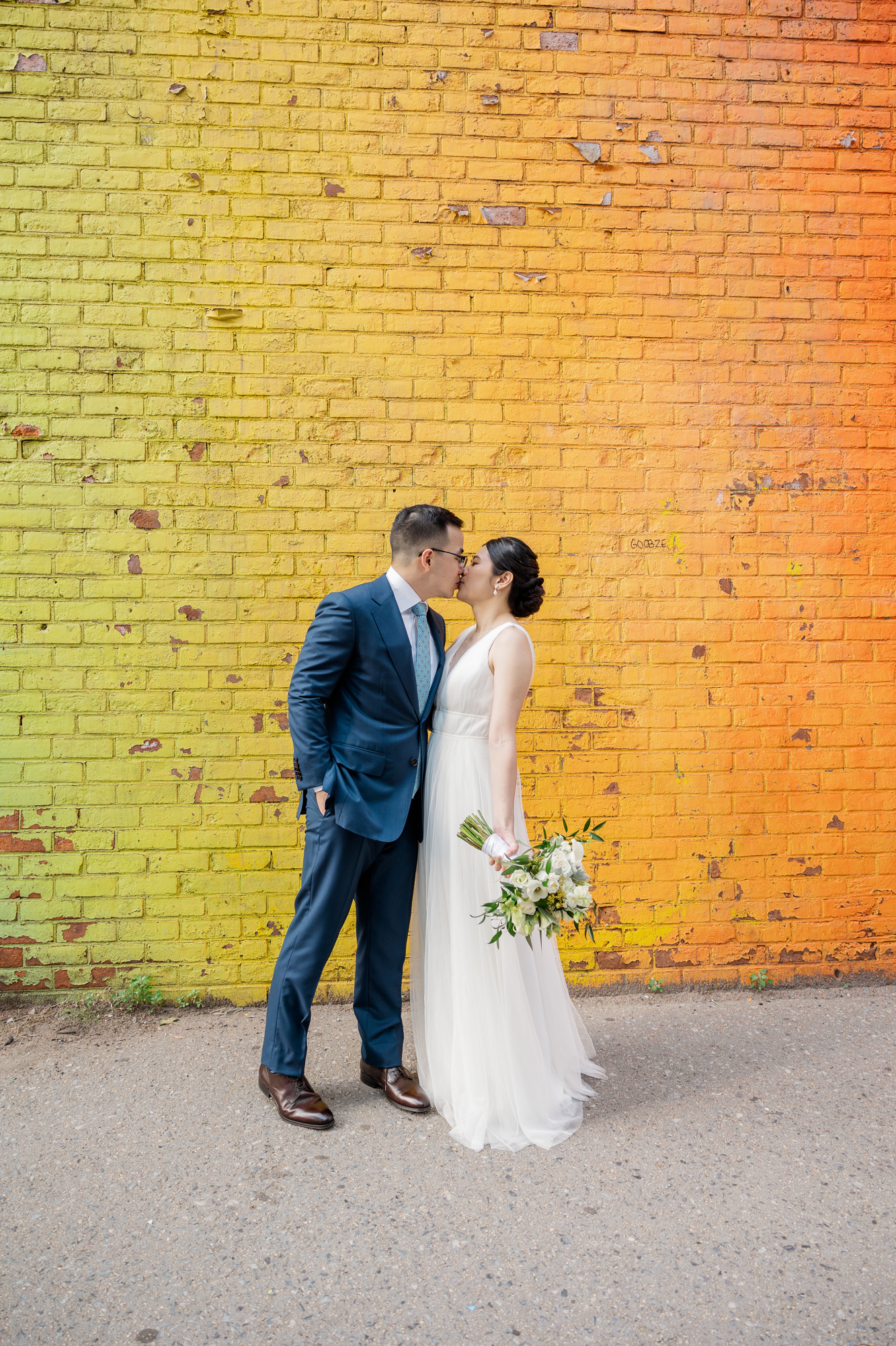 Lovely Photos of New York Elopement in DUMBO and Central Park
