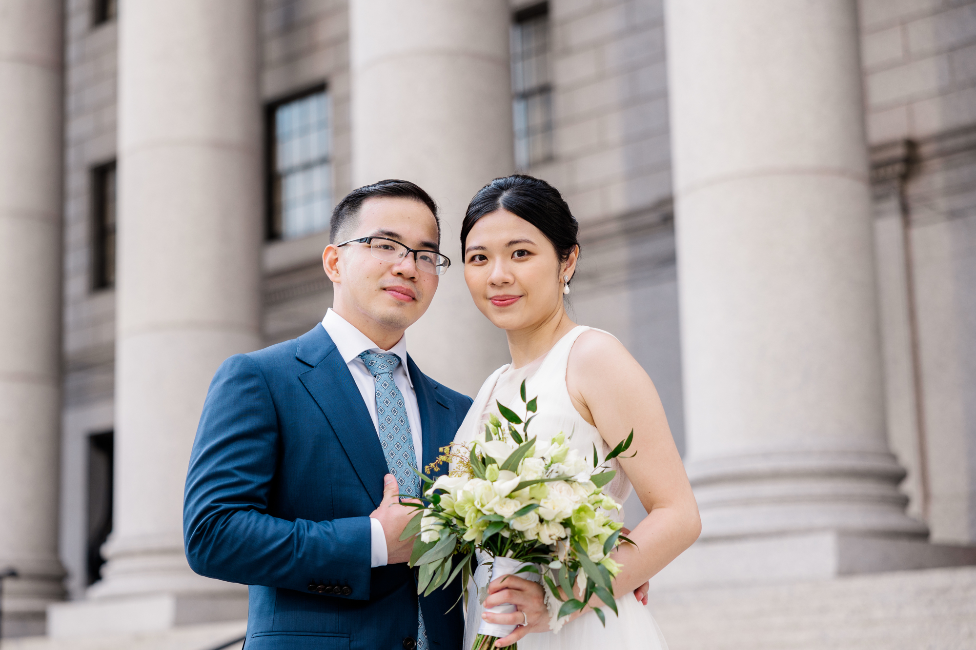 Joyful Elopement Photos in DUMBO and Central Park New York