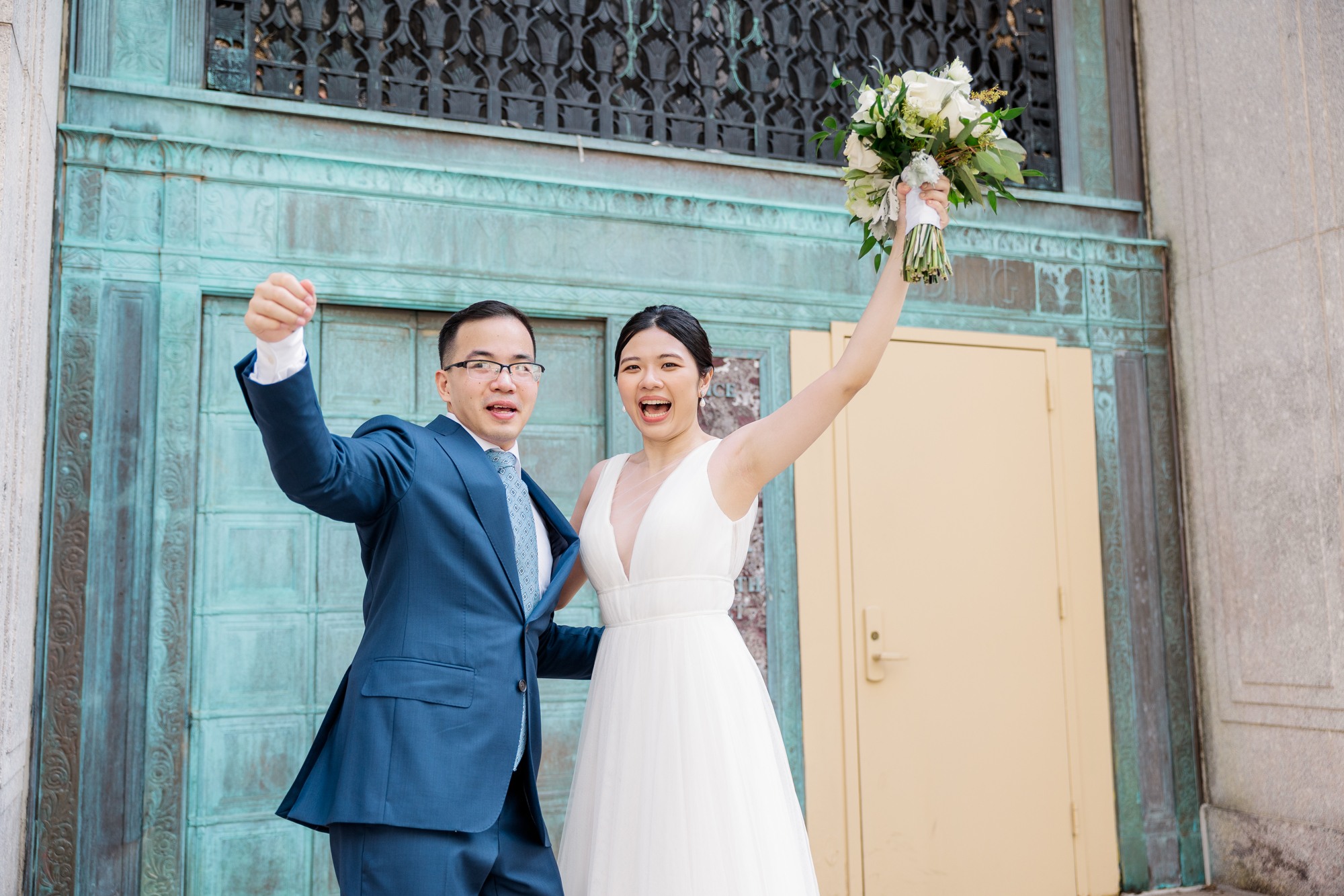 Charming Elopement Photos in DUMBO and Central Park New York