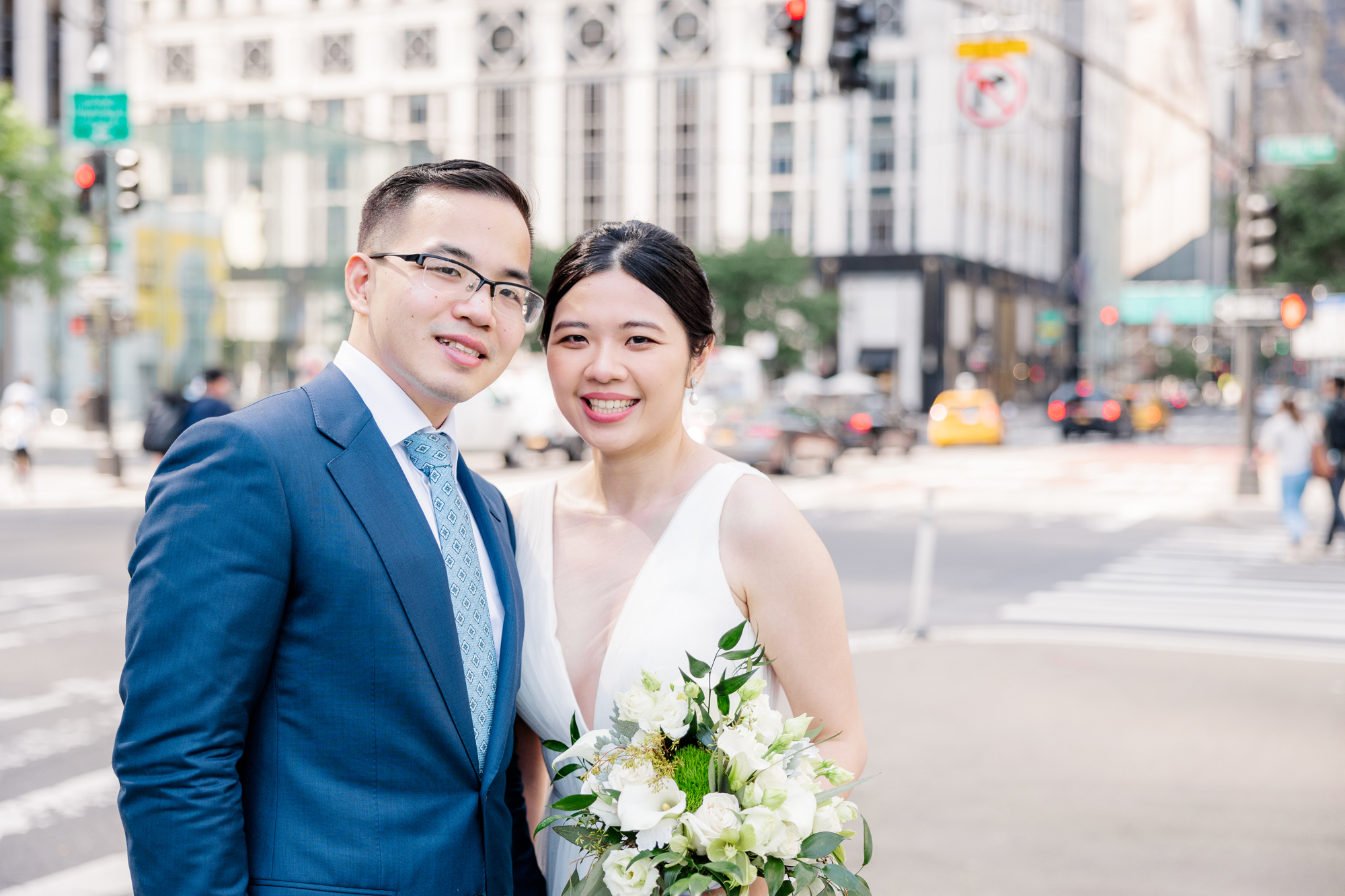 Lovely Elopement Photos in DUMBO and Central Park New York