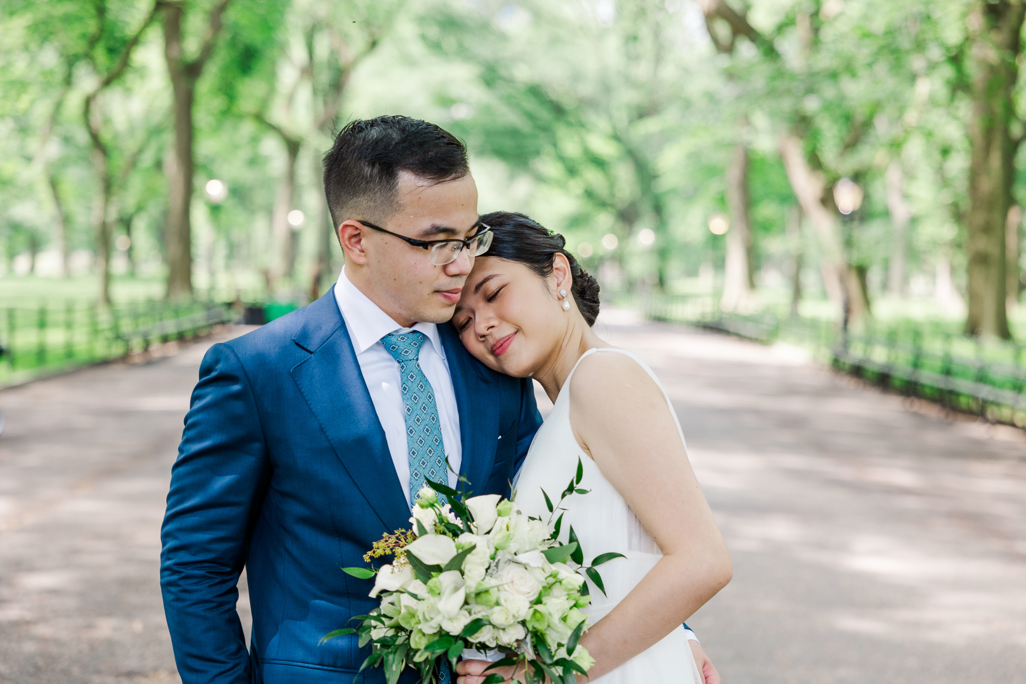Candid Photos of New York Elopement in DUMBO and Central Park