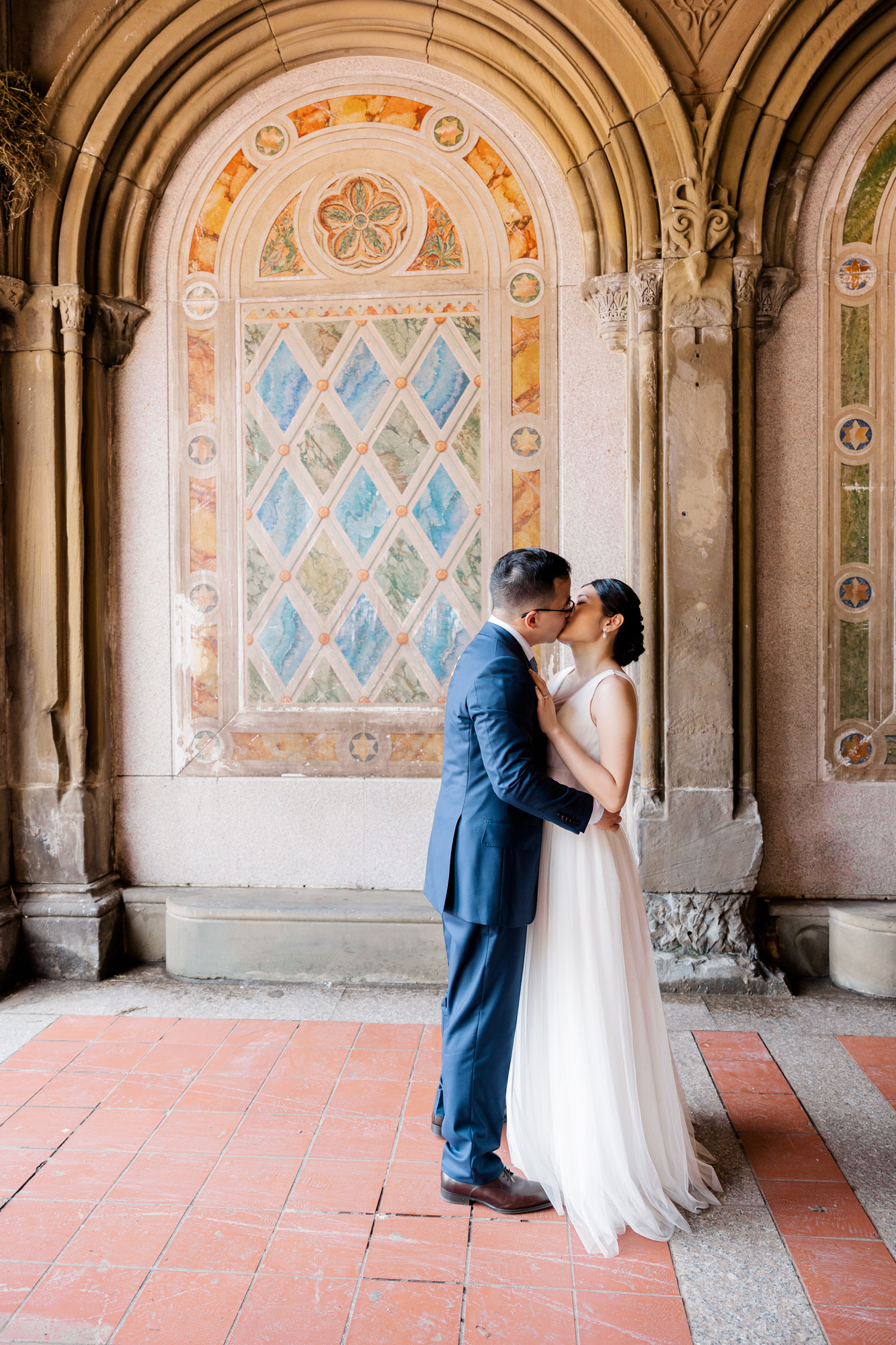 Joyful Photos of New York Elopement in DUMBO and Central Park