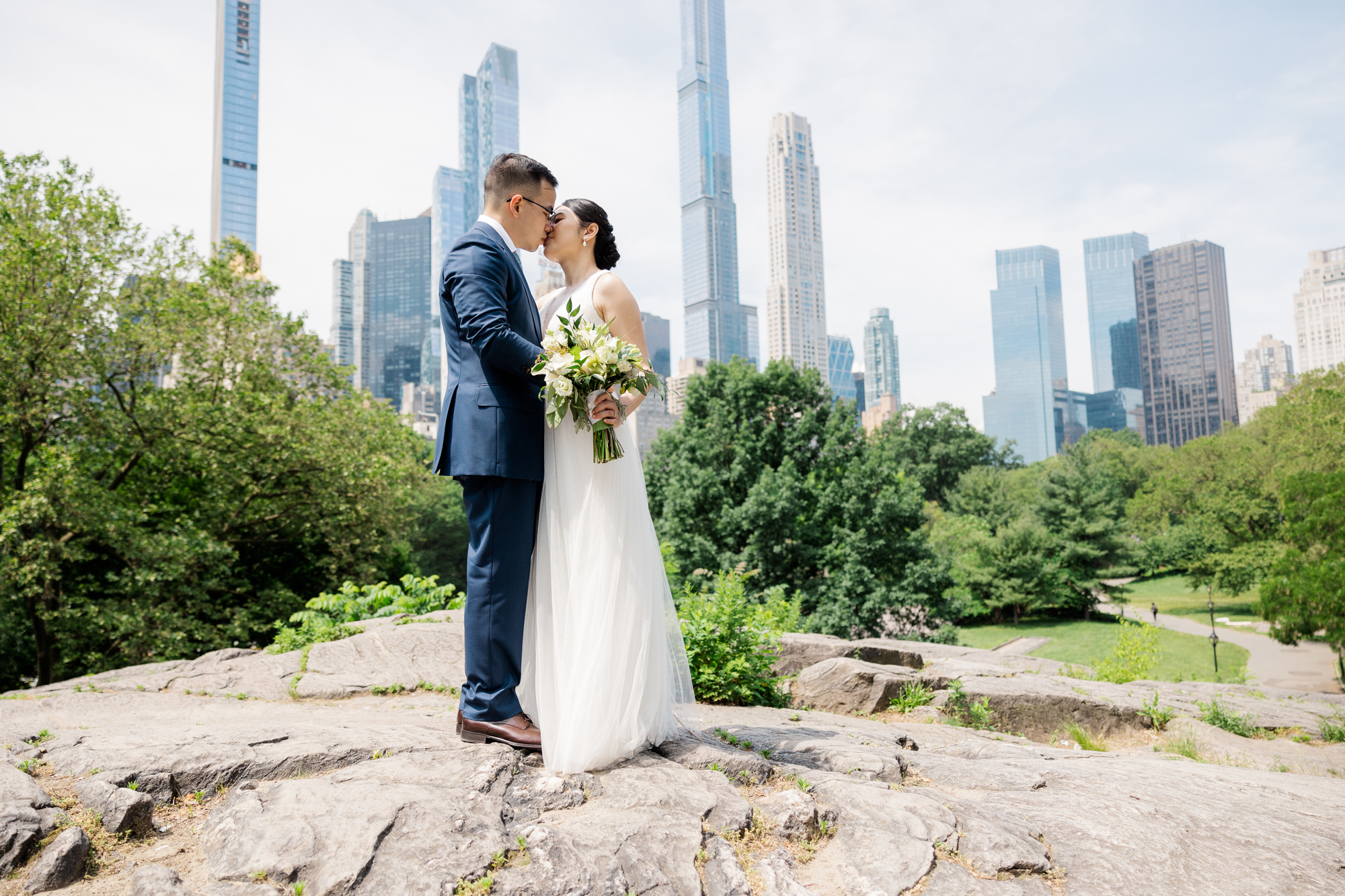 Breathtaking Elopement Photos in DUMBO and Central Park New York