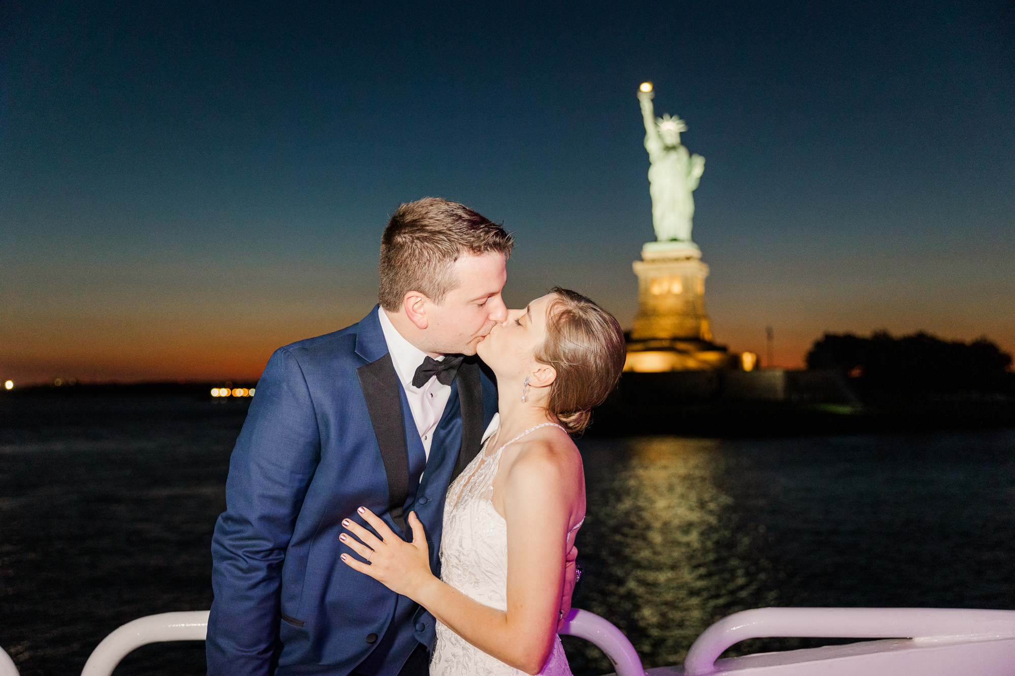 Timeless Wedding Photos on the Atlantica in NYC