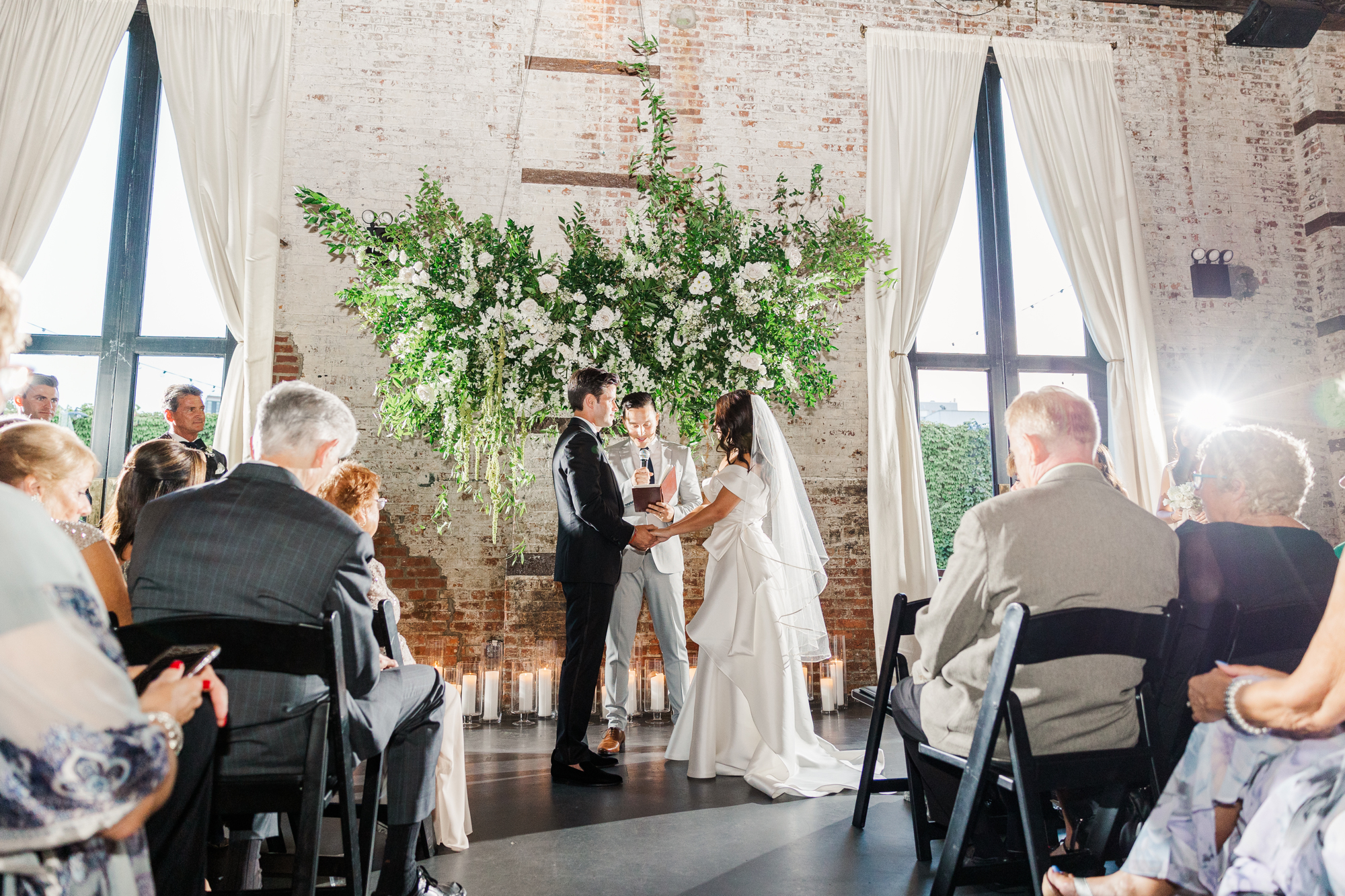 Jaw-dropping Big Green Building Wedding Photos in Brooklyn, NY