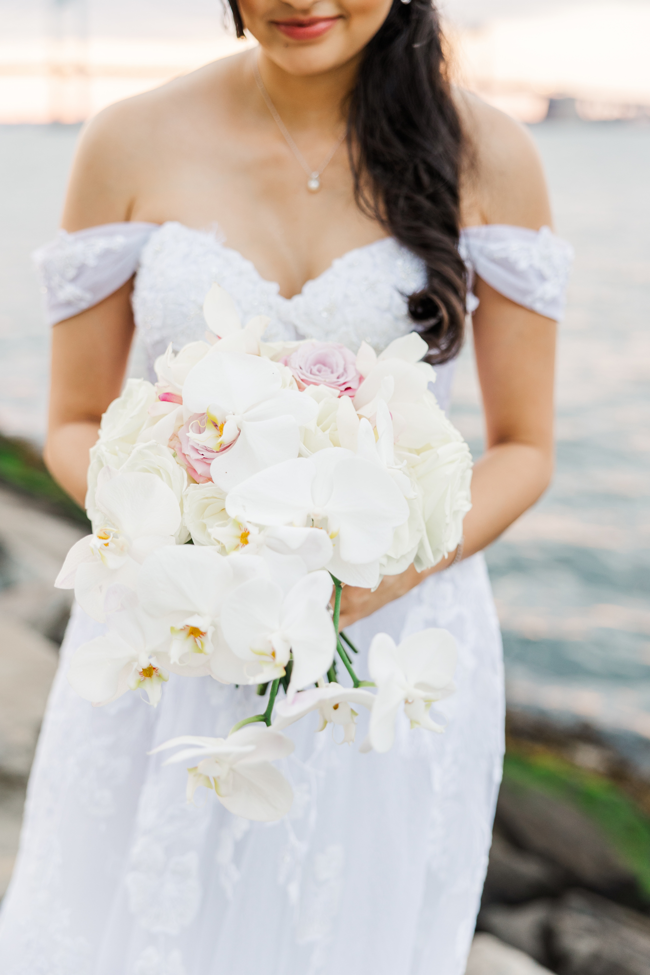 Floral Queens Vivo Bayside Wedding Photos Featuring Little Bay Park