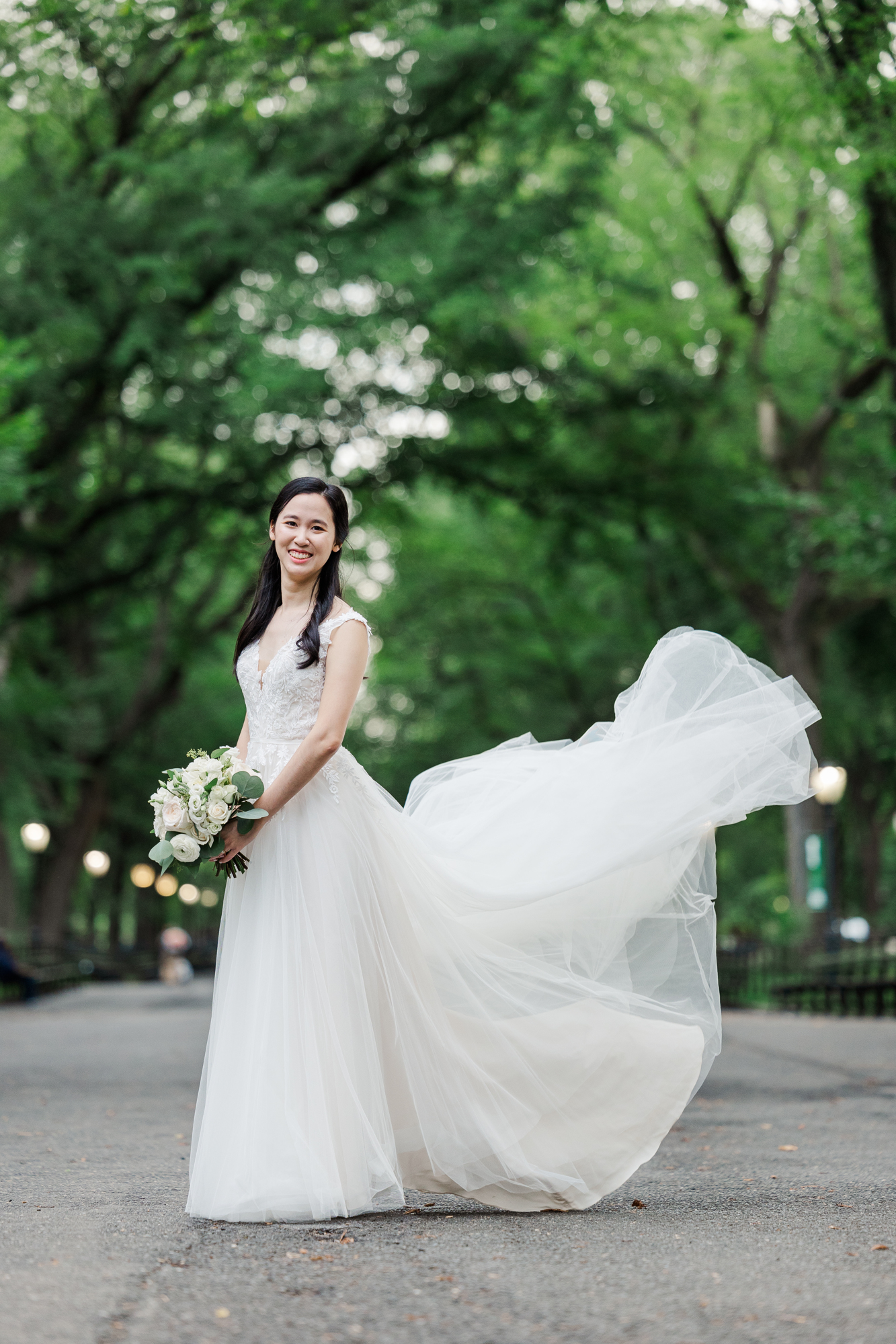 Dazzling Summer Morning Elopement Photos in Central Park New York