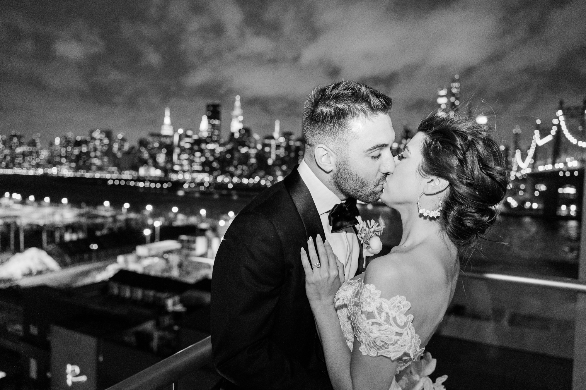 Picturesque Wintery NYC Wedding in the Ravel Hotel Ballroom 