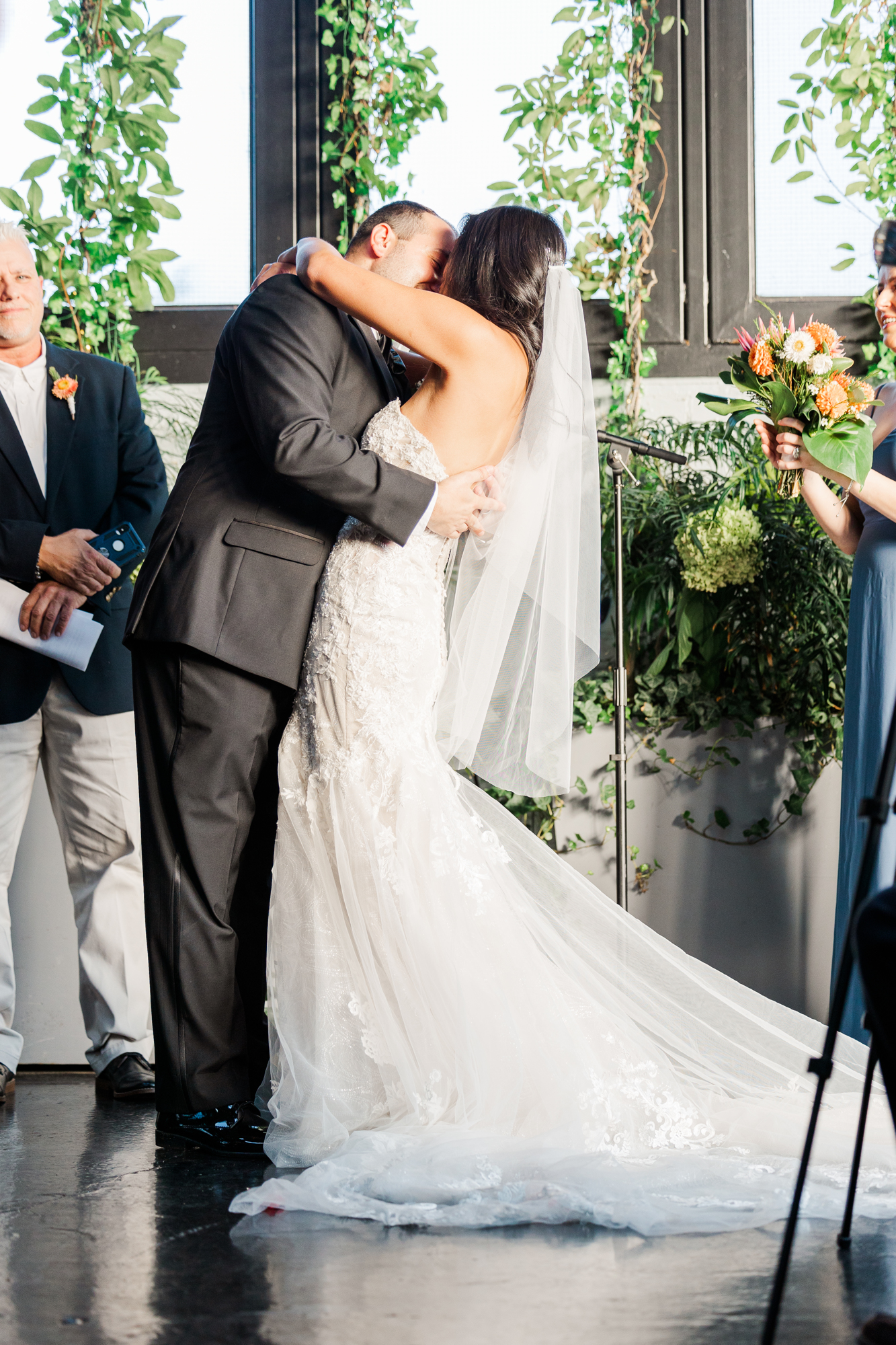 Romantic Brooklyn Wedding Photos at 501 Union