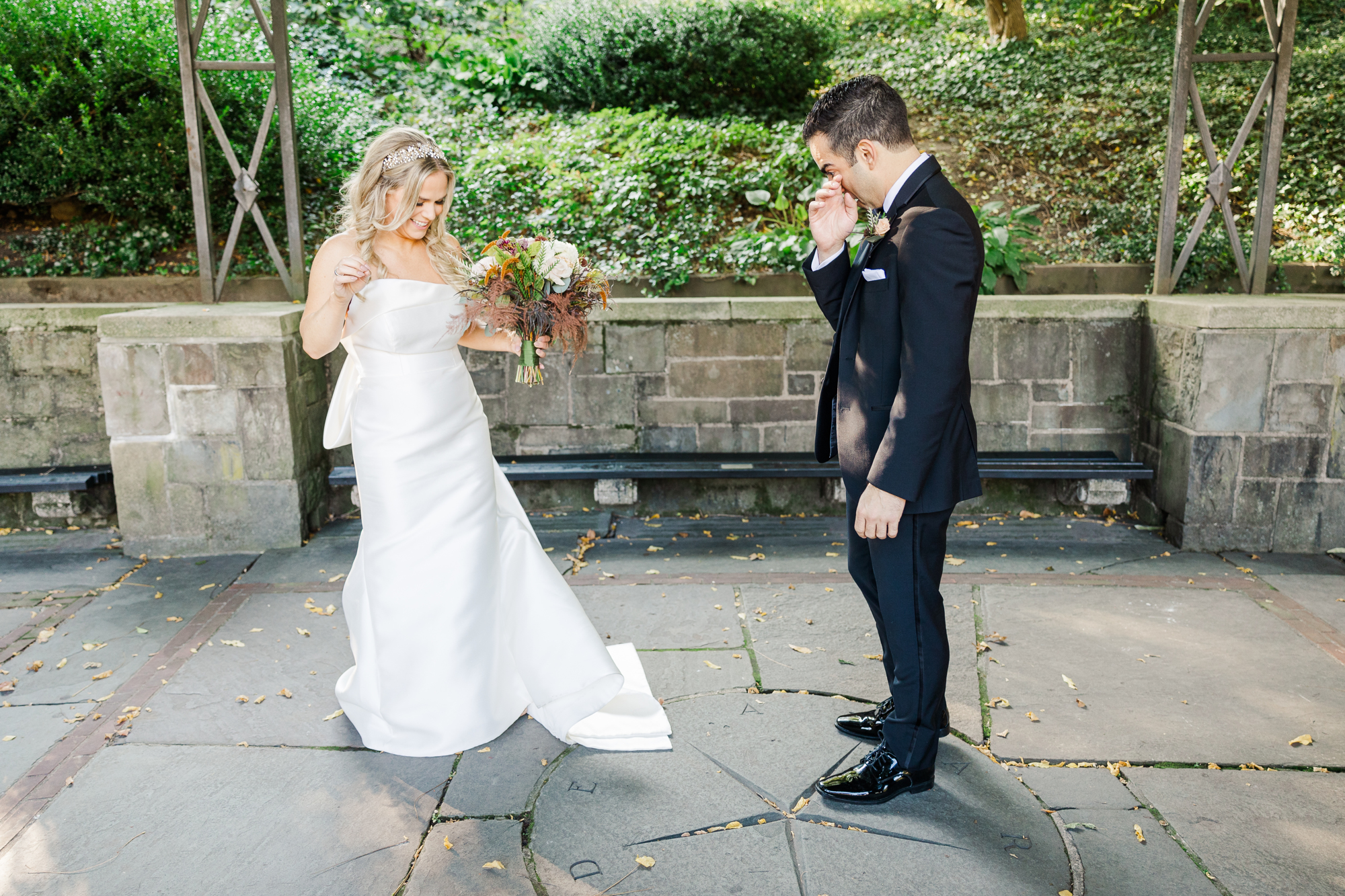 Emotional Central Park Zoo Wedding Photos