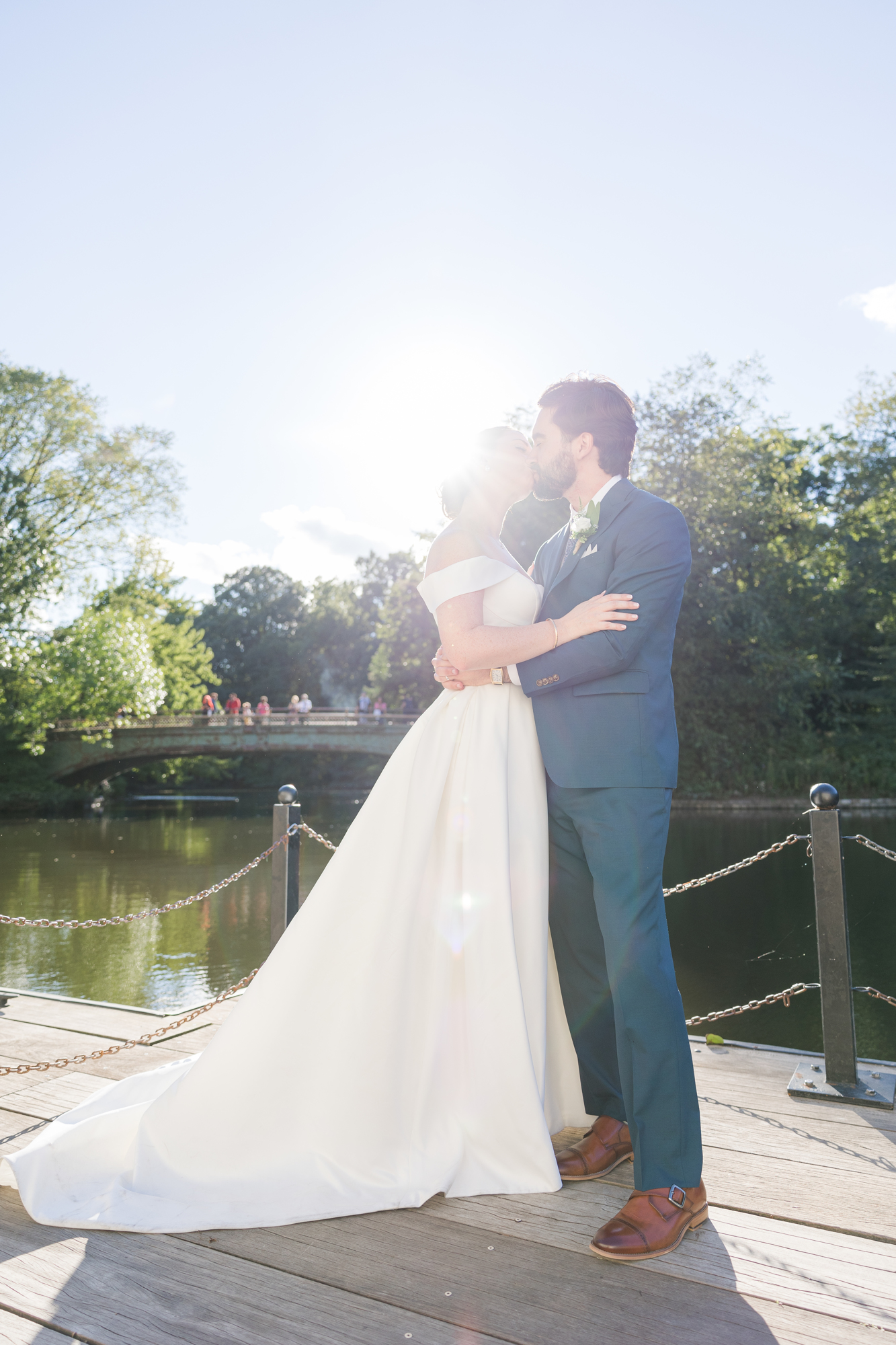 Beautiful Autumn Wedding Photos at the Prospect Park Boathouse in Brooklyn