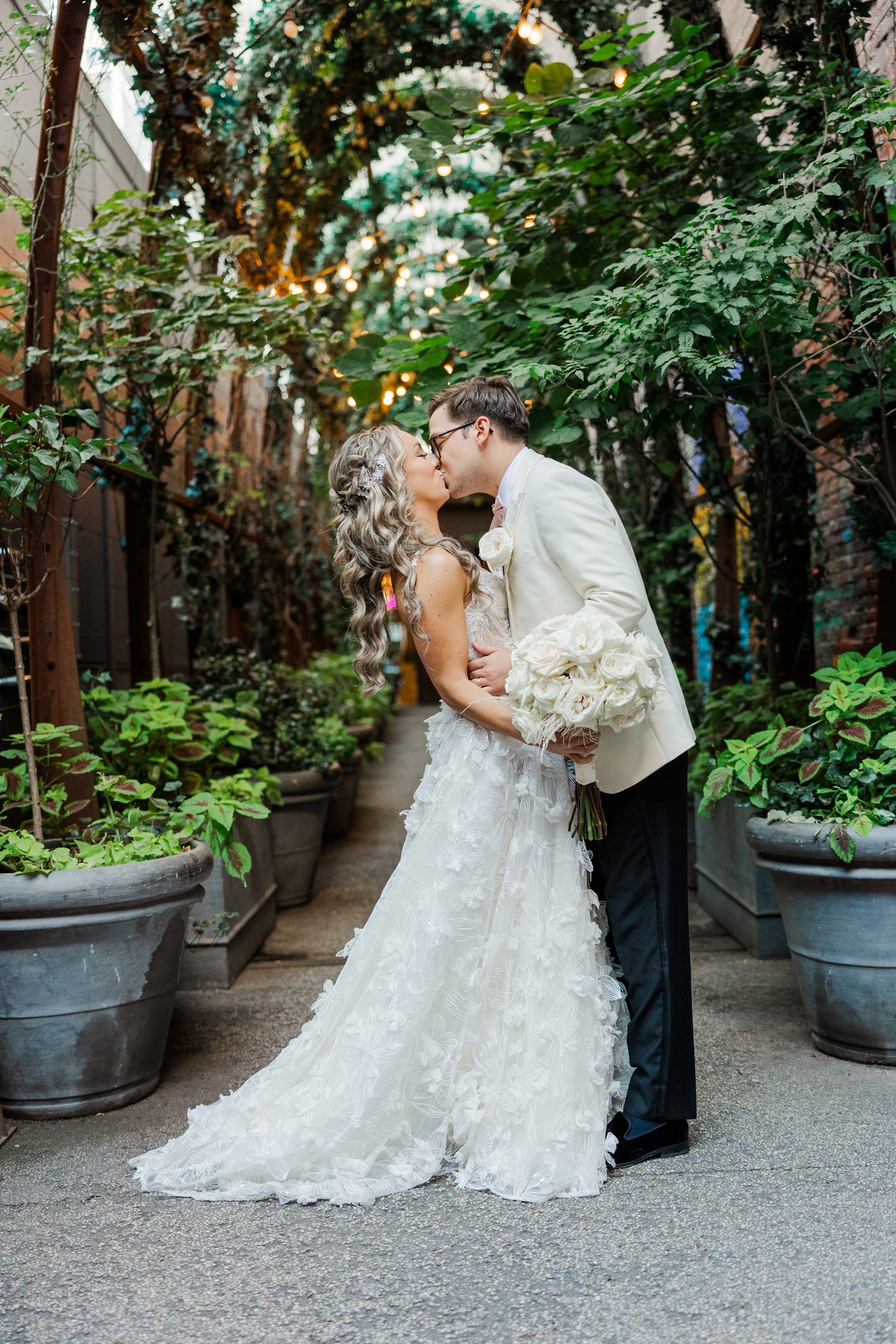 Touching New York Wedding Photos at Old St. Patrick's Cathedral and Houston Hall