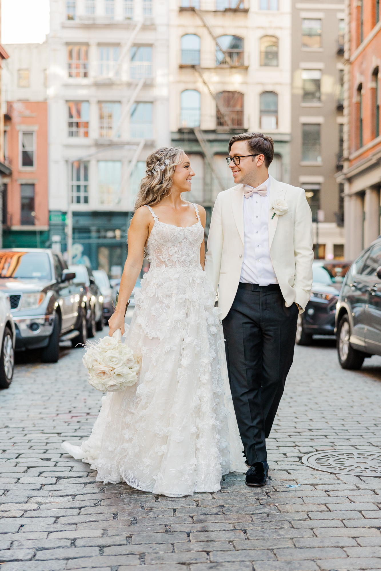 Classic New York Wedding Photos at Old St. Patrick's Cathedral and Houston Hall