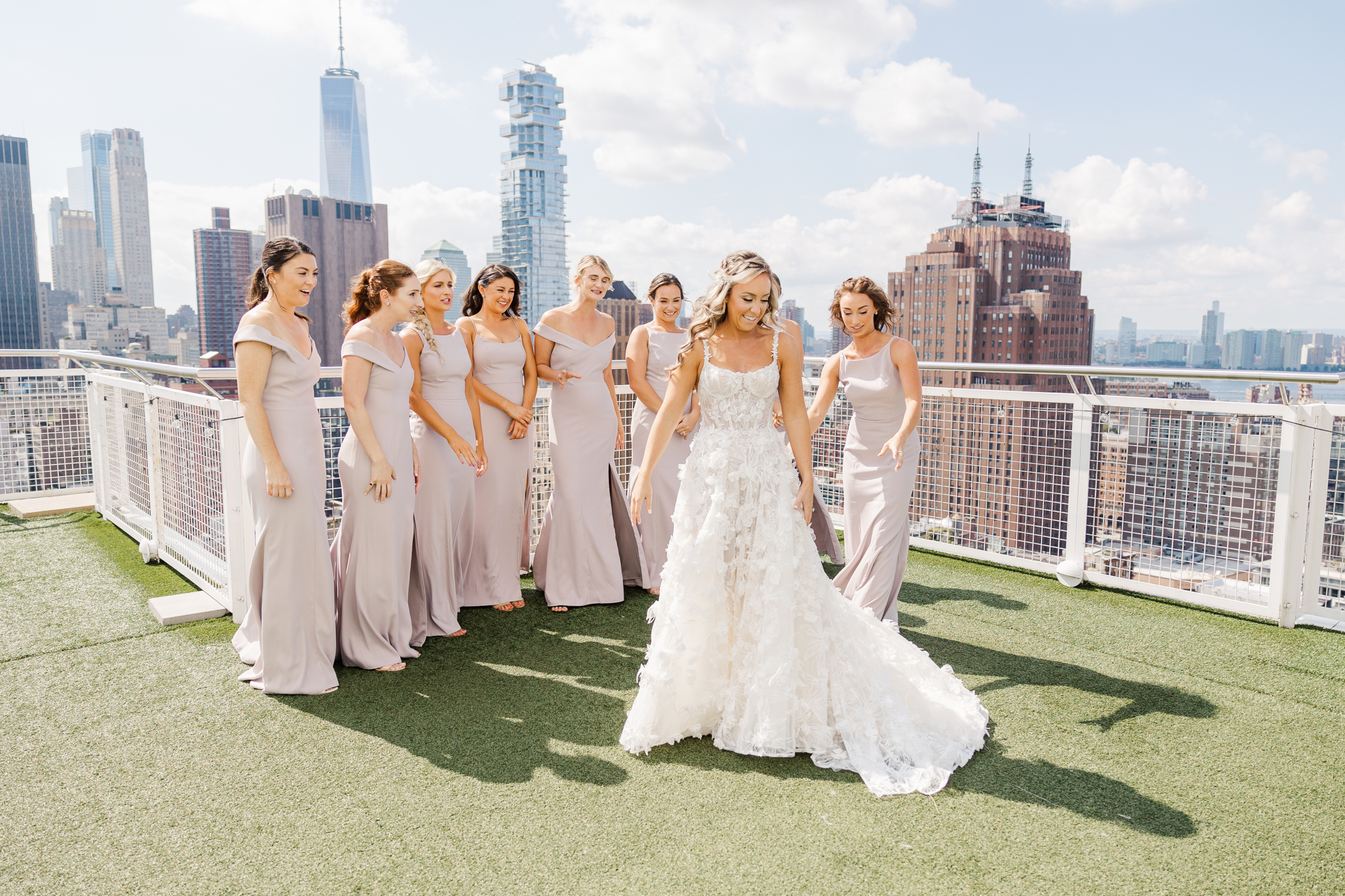 Scenic New York Wedding Photos at Old St. Patrick's Cathedral and Houston Hall