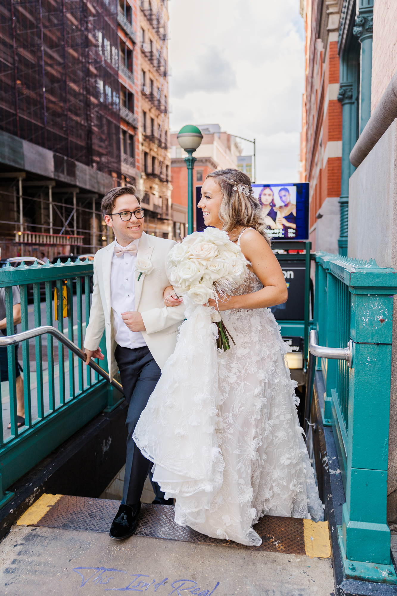 Whimsical Old St. Patrick's Cathedral Ceremony and Houston Hall Reception Photos