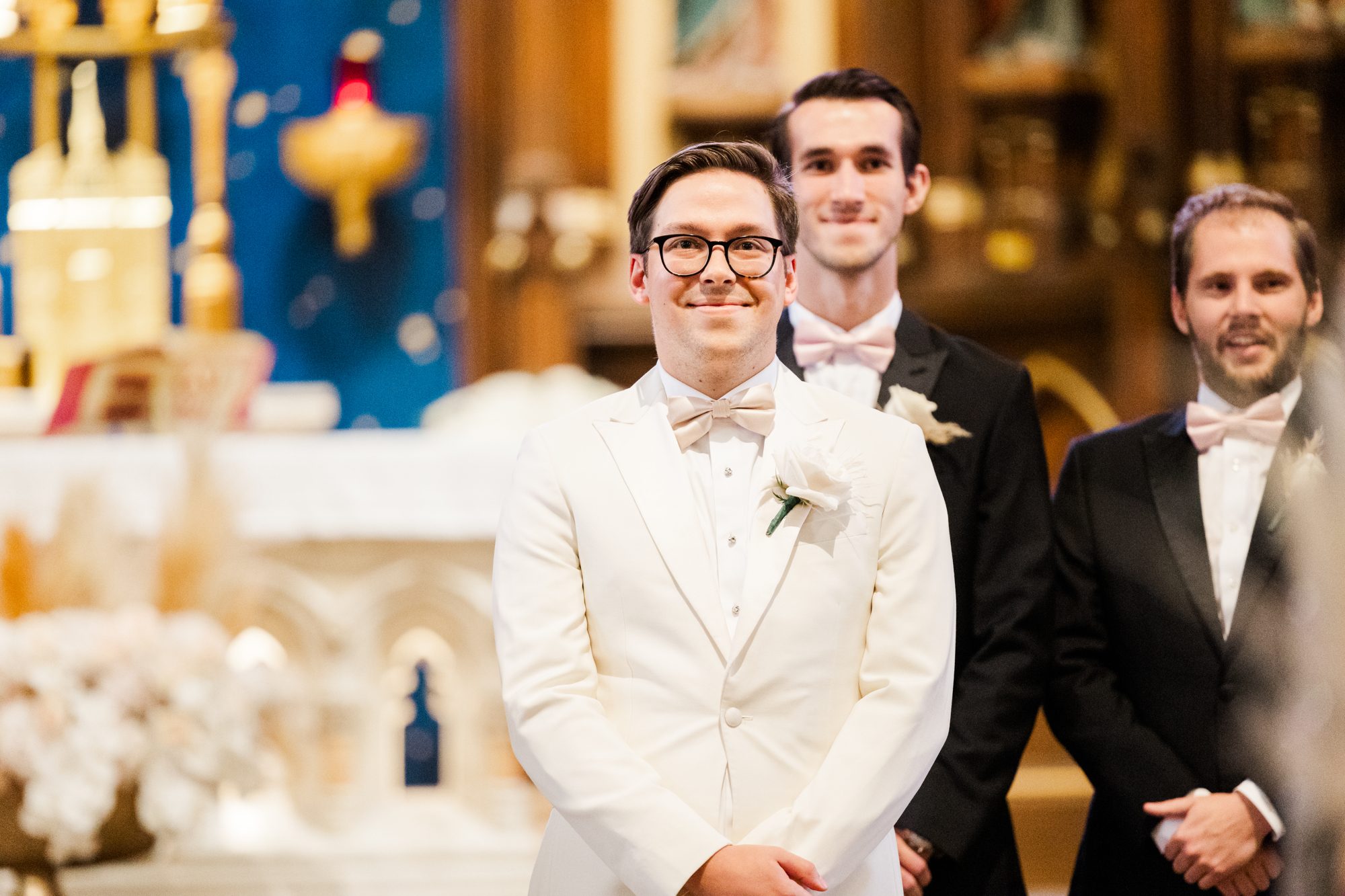 Special Old St. Patrick's Cathedral Ceremony and Houston Hall Reception Photos