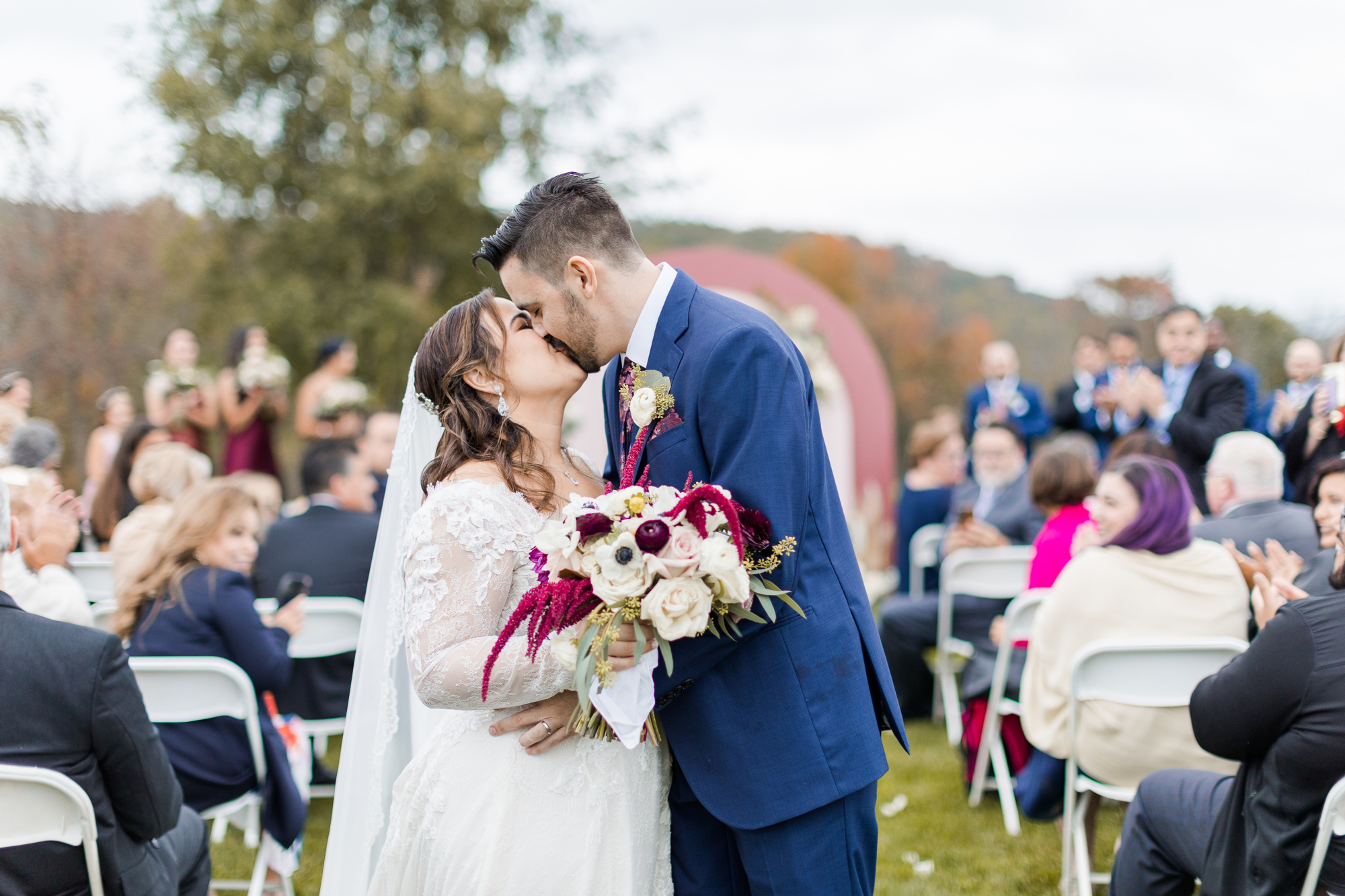 Timeless New Jersey Wedding Photos at the Farm at Glenwood Mountain in Autumn