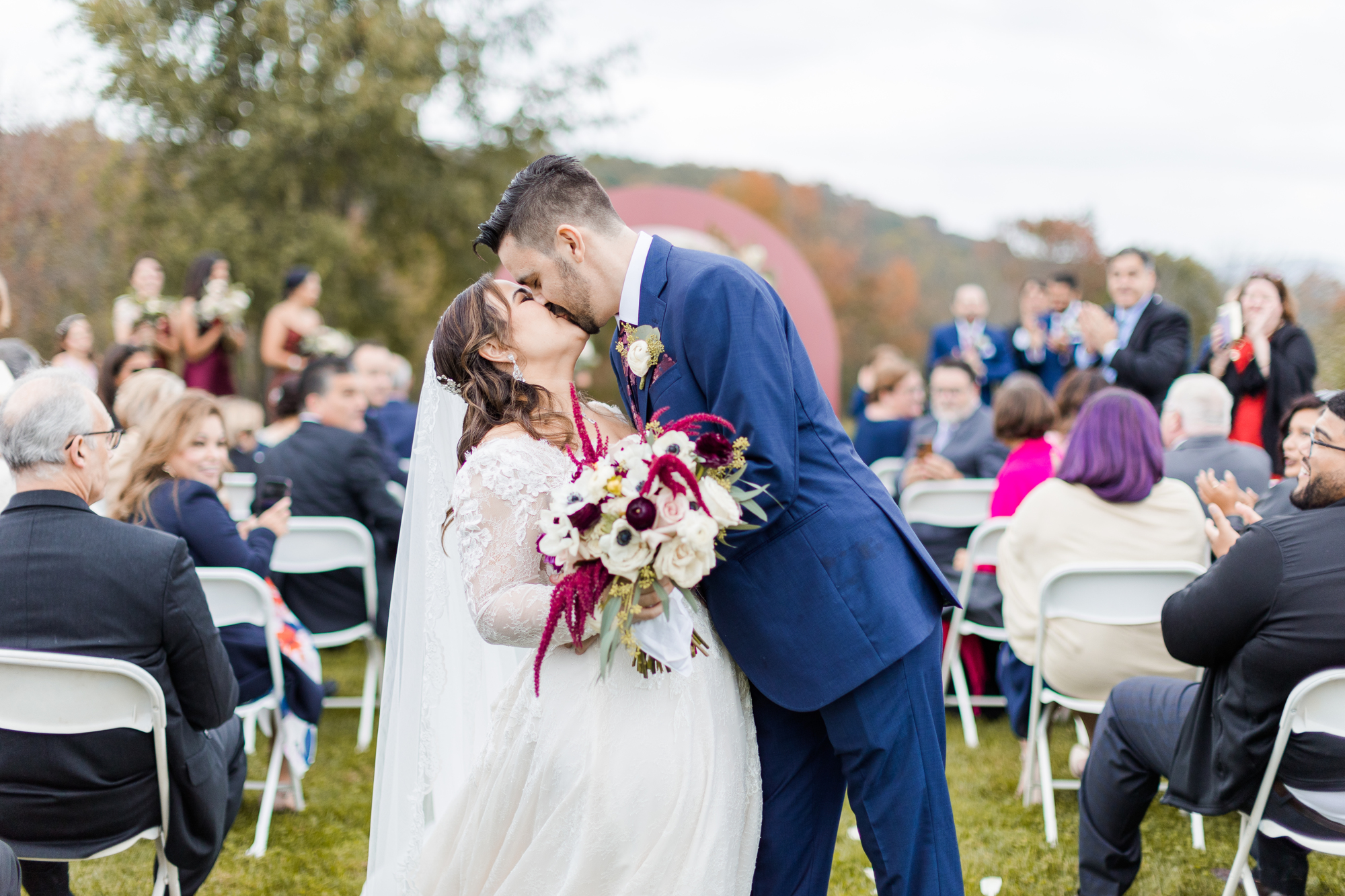 Dreamy New Jersey Wedding Photos at the Farm at Glenwood Mountain in Autumn