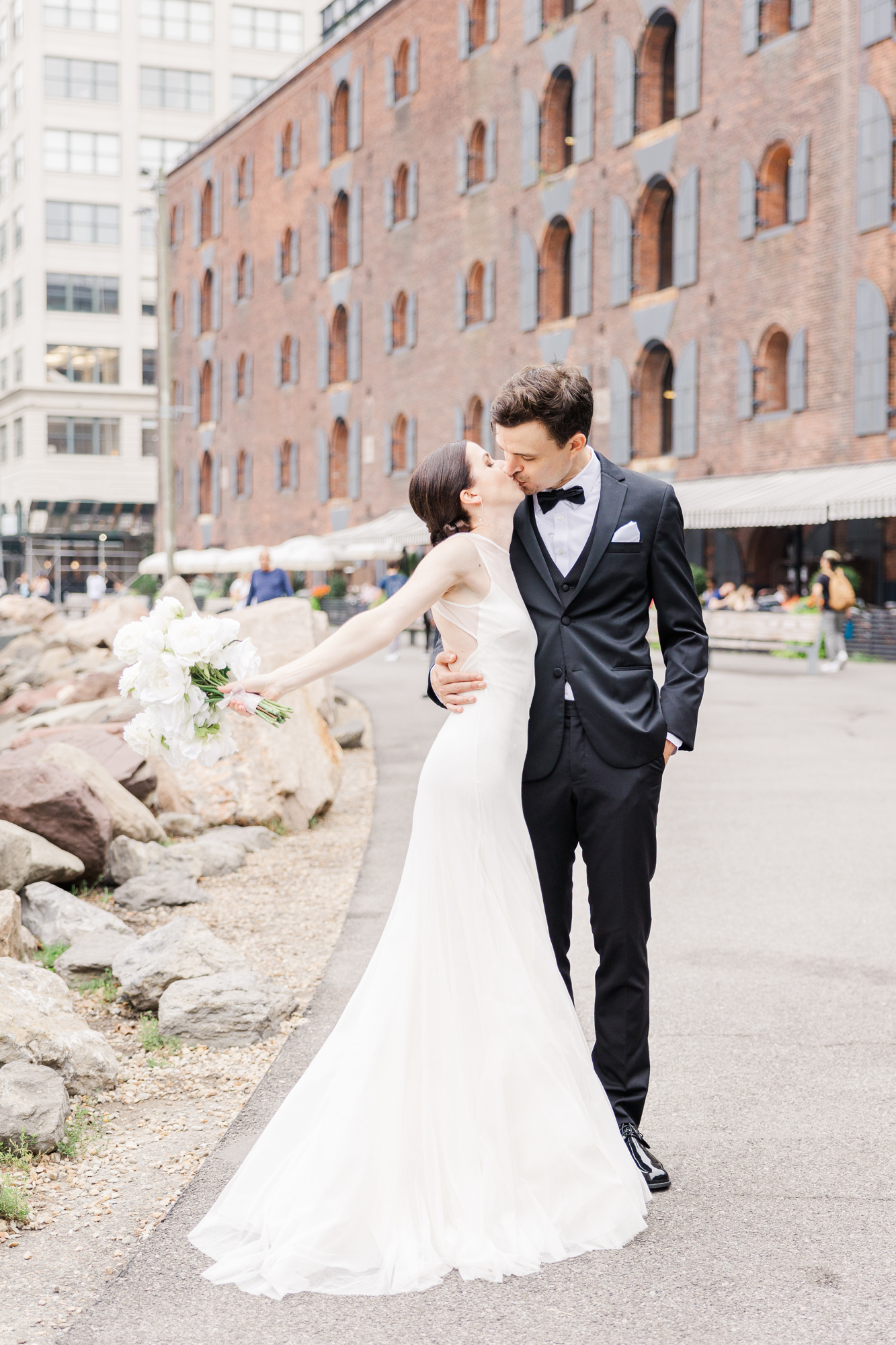 Timeless DUMBO, Brooklyn Wedding Photos at Smack Mellon and Jane's Carousel