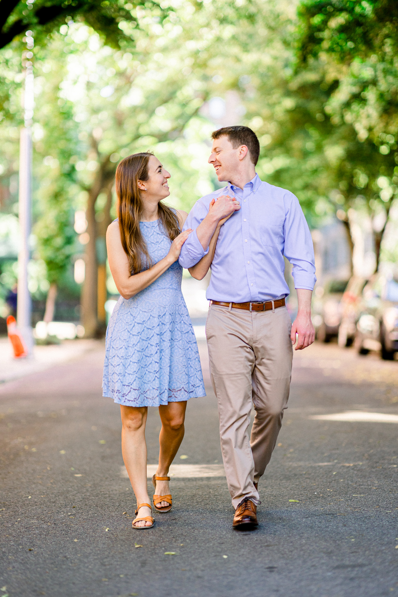 Magical Brooklyn Heights Promenade Engagement Photography